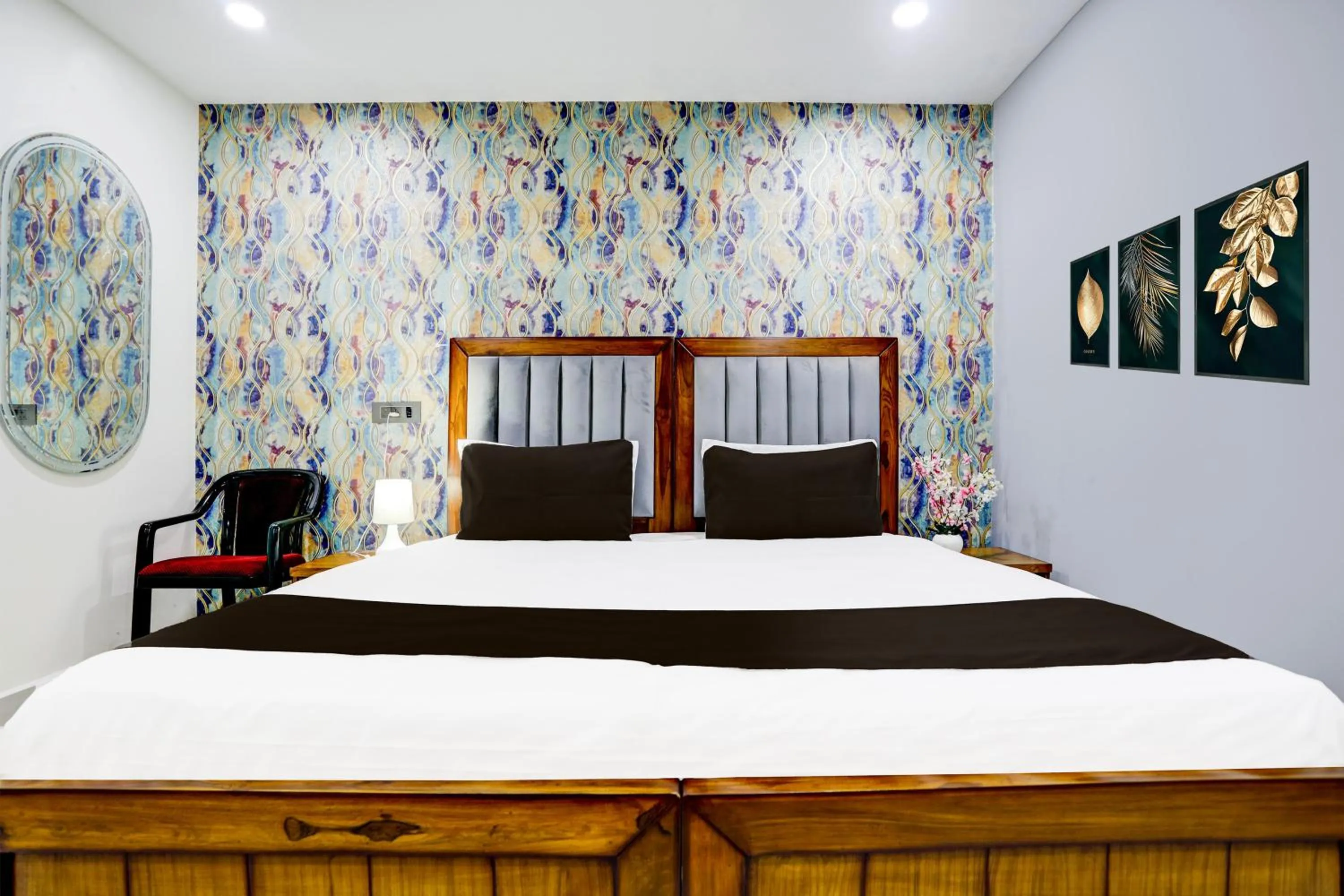 Bedroom, Bed in Townhouse VIP Hills Hitech City