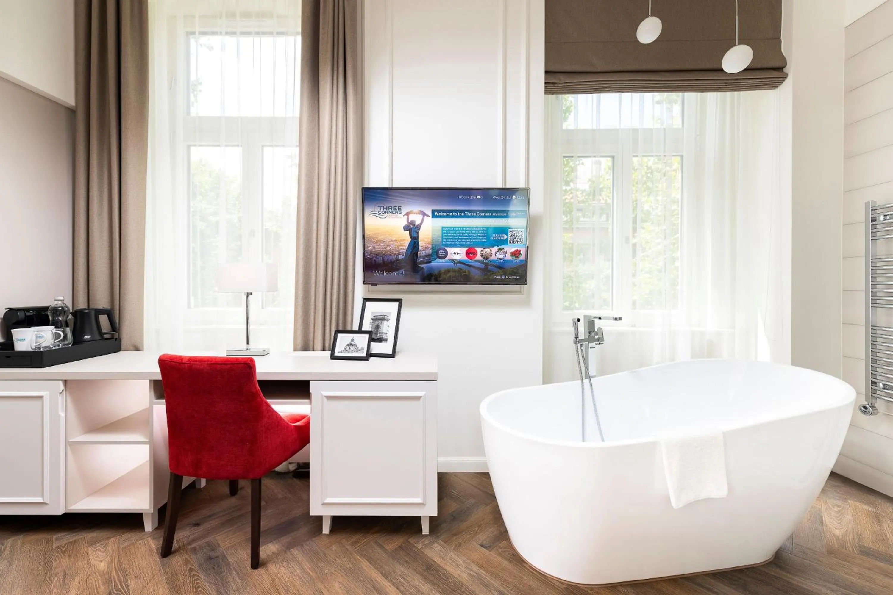 Bathroom in Three Corners Avenue Hotel