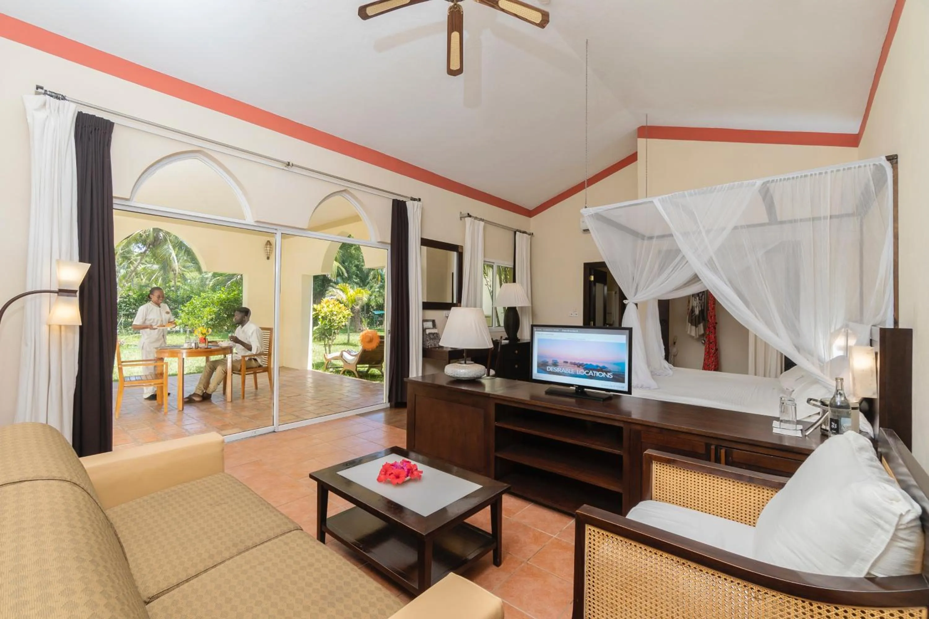 Living room in Diamonds Malindi