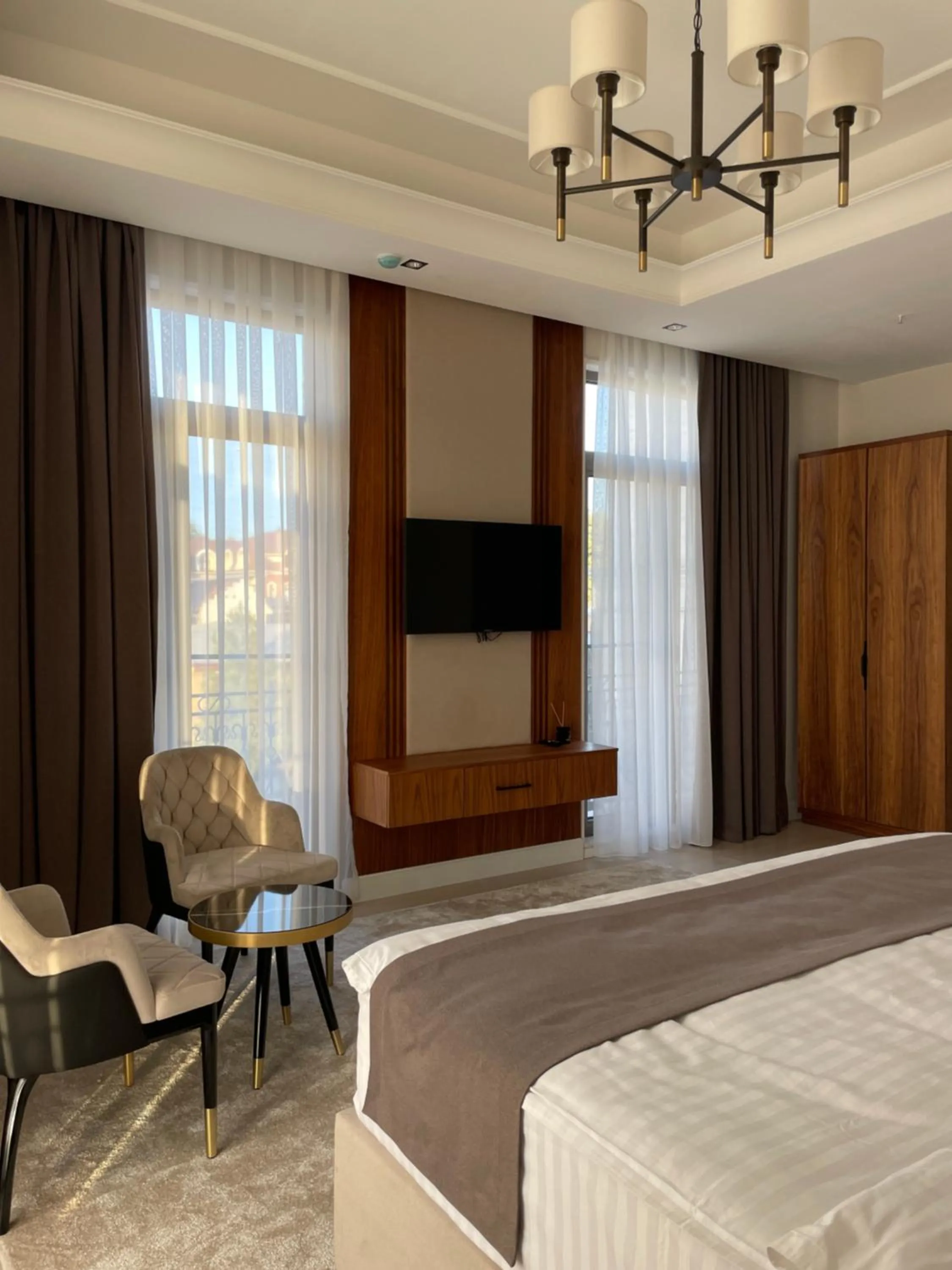 Bed in Ametist Hotel Complex