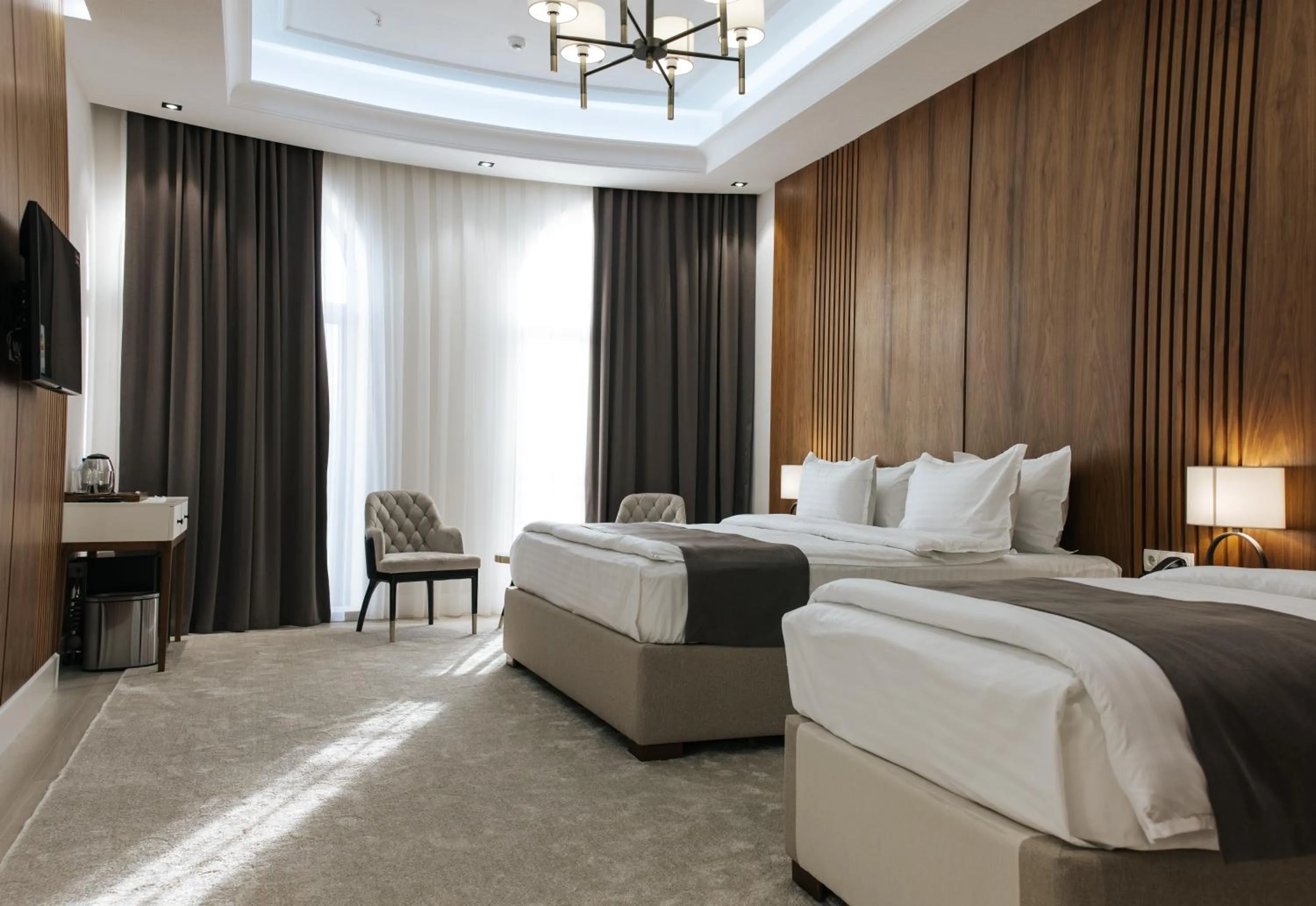 Bed in Ametist Hotel Complex