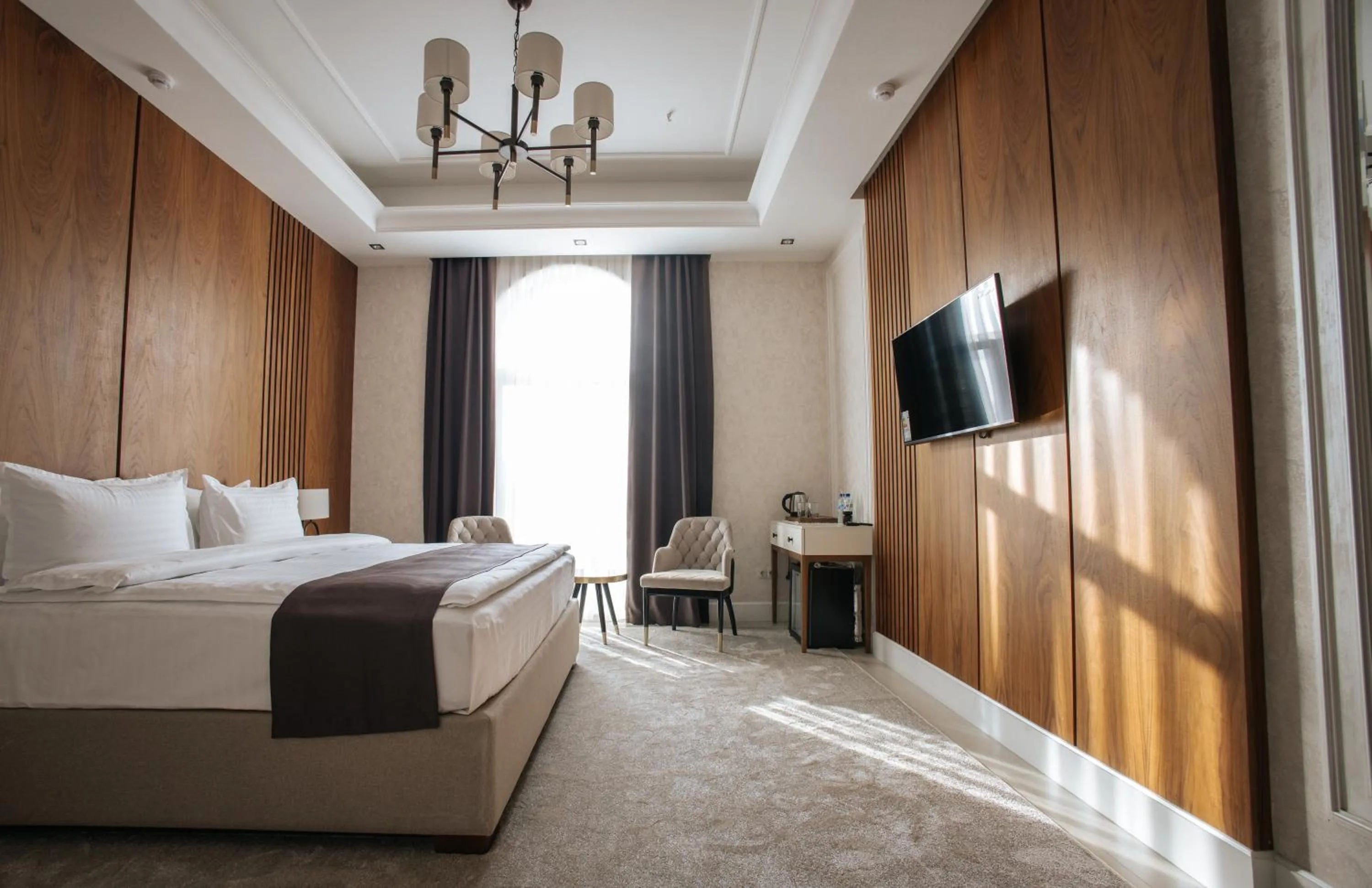 Bed in Ametist Hotel Complex