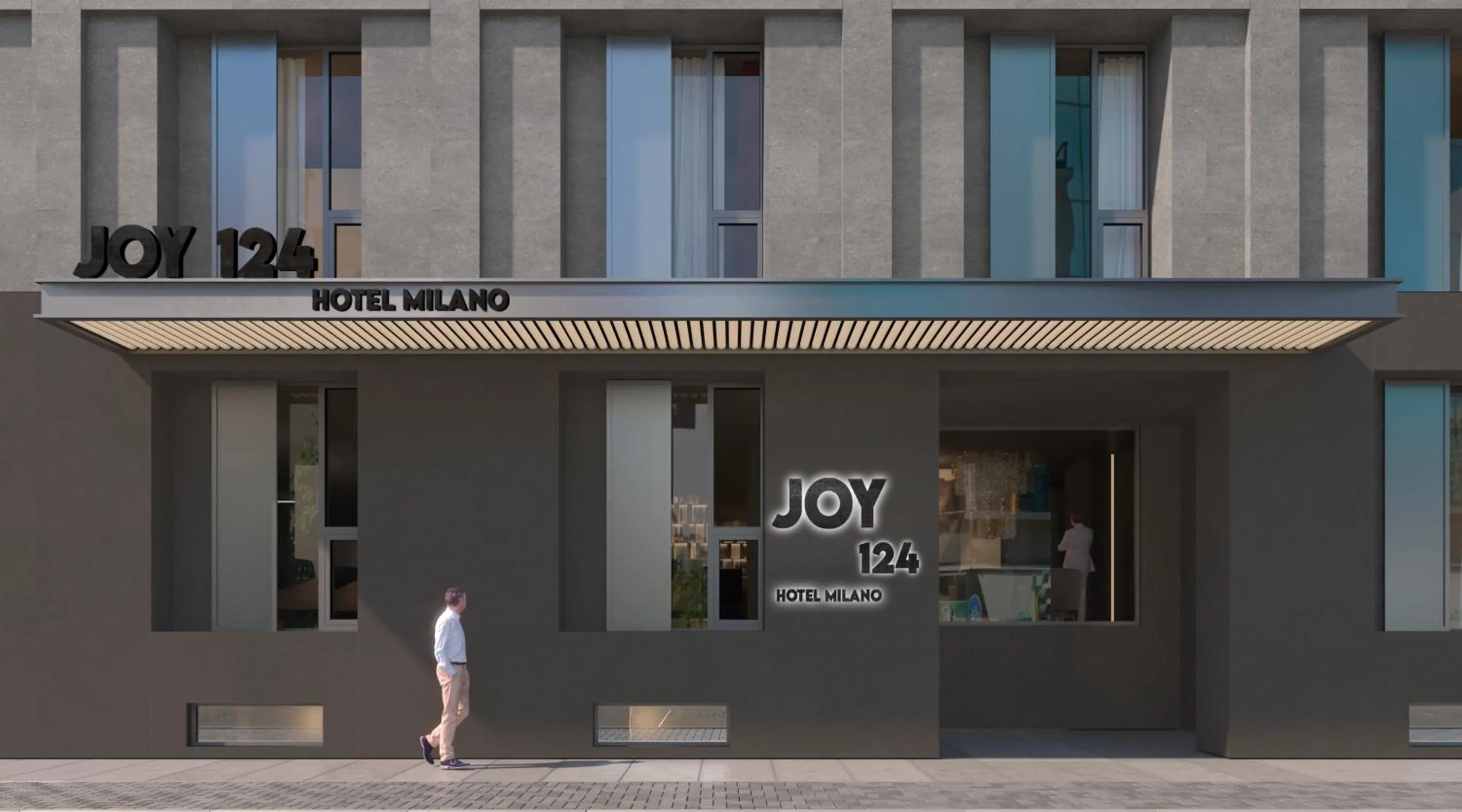Property building in Joy 124 Hotel Milano