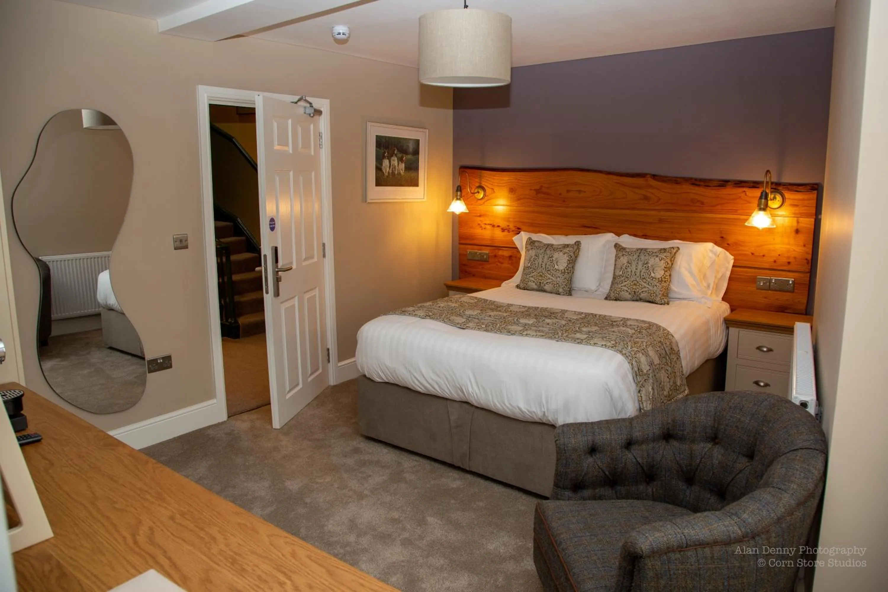 Bedroom, Bed in The Castle Coaching Inn