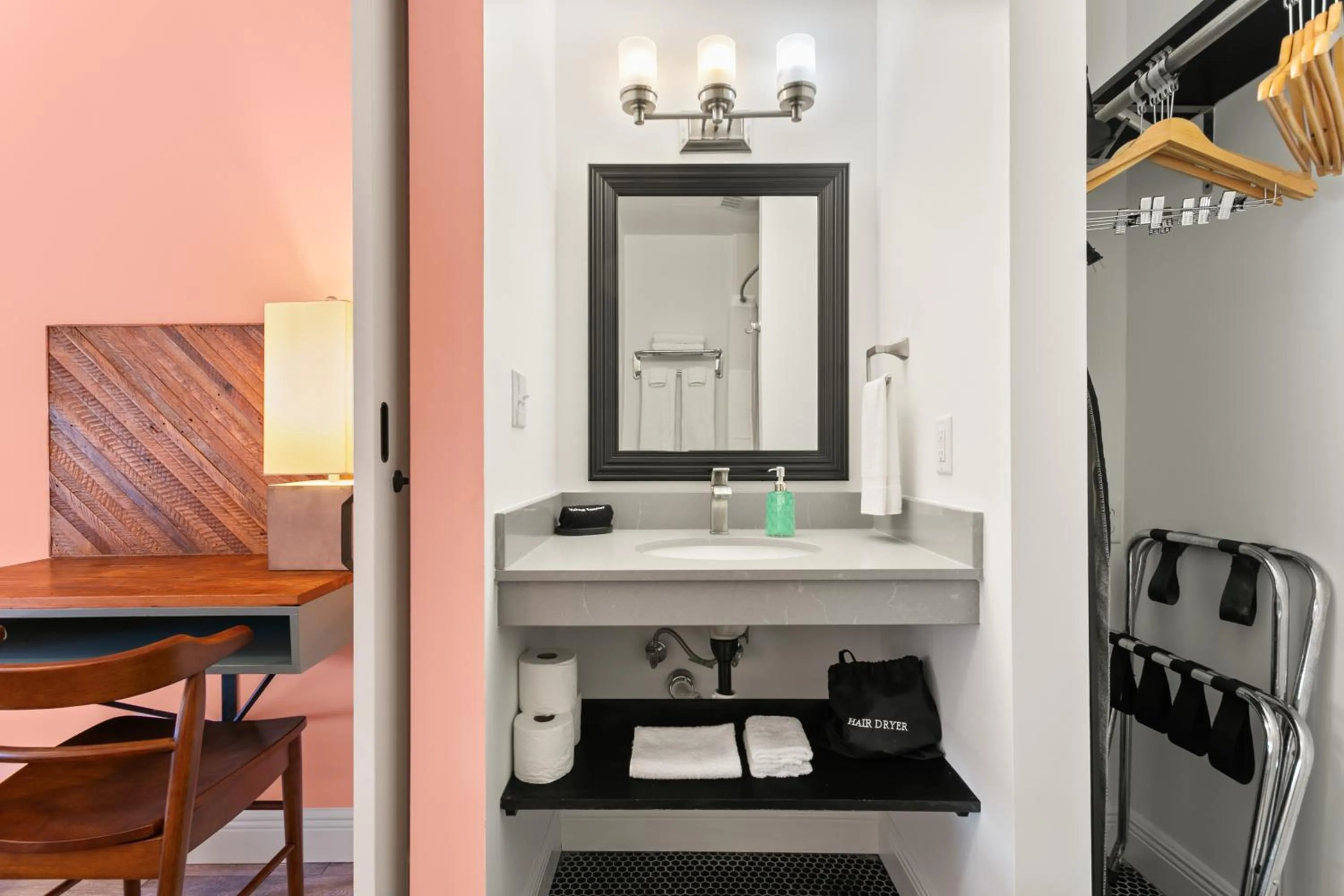 Bathroom in The Iris Motel