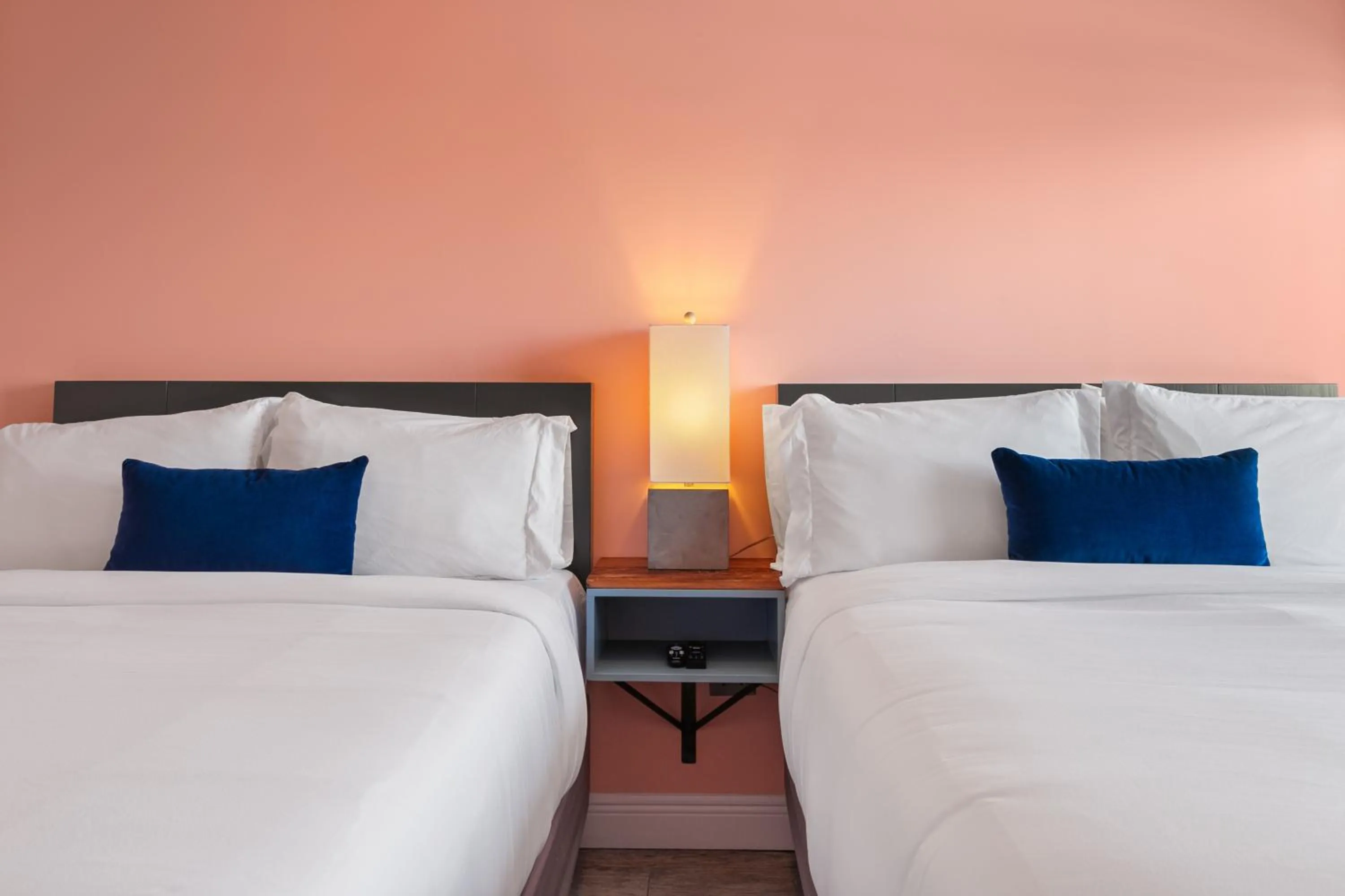 Bed in The Iris Motel