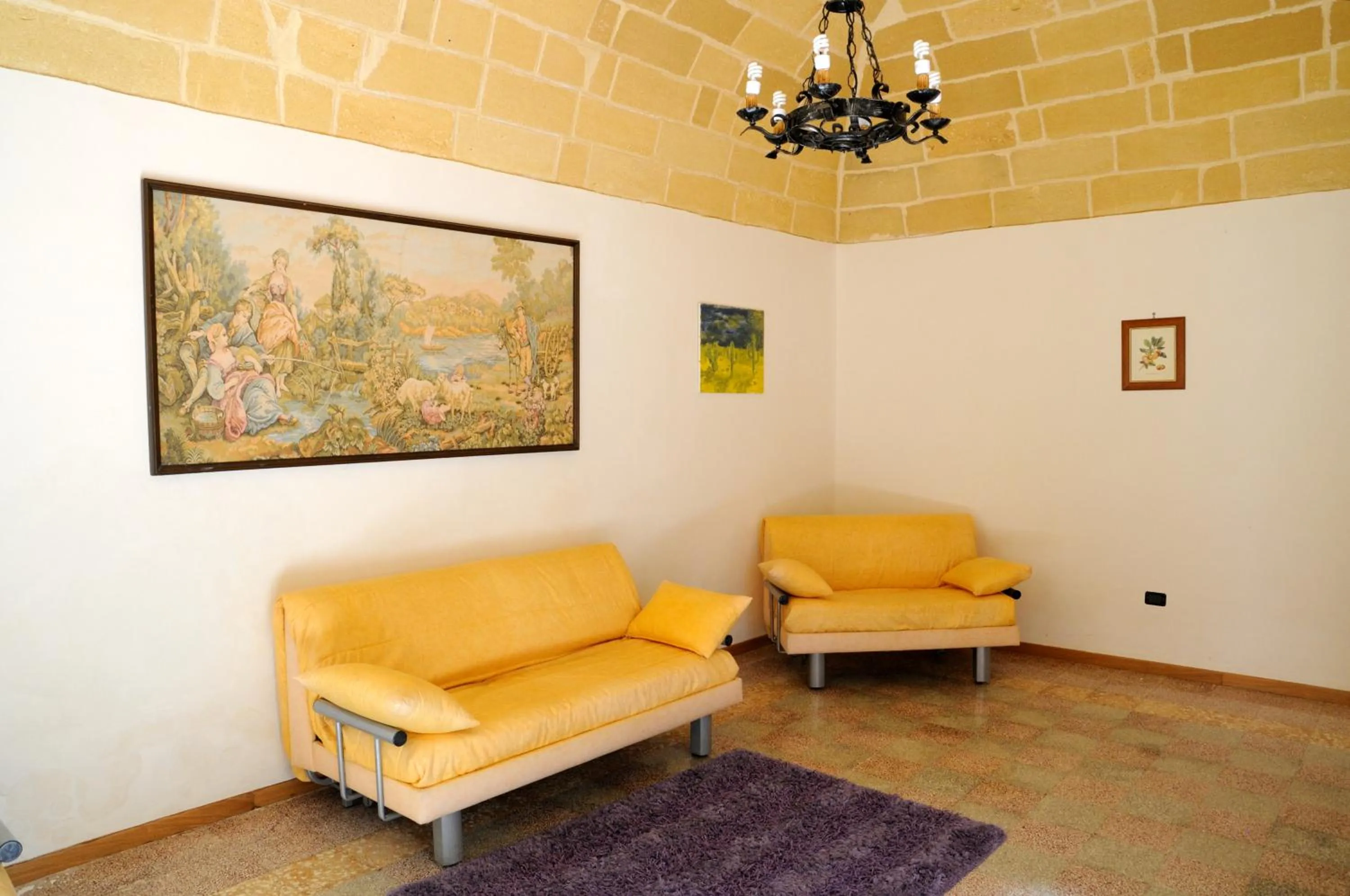 Living room in Residence Le Saline