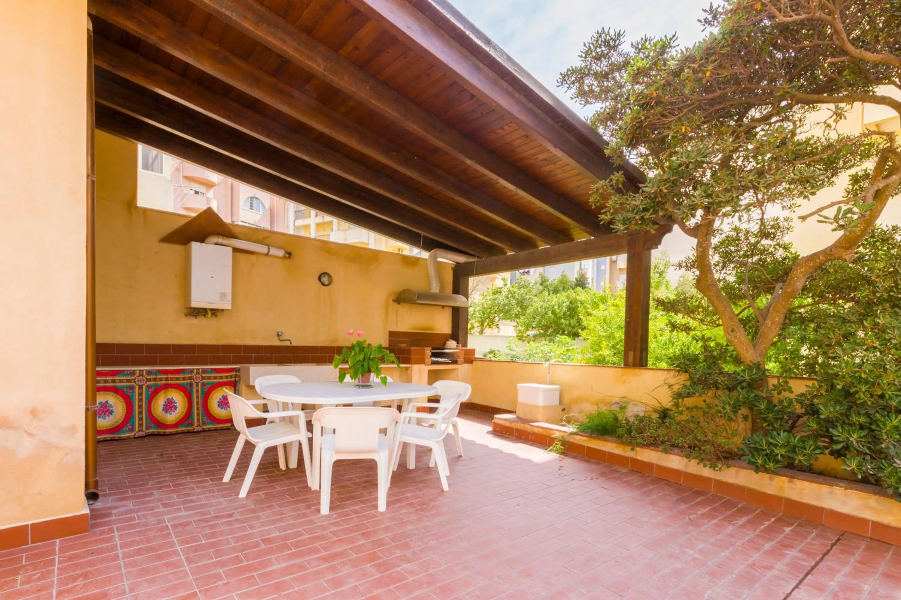 BBQ facilities in Residence Le Saline