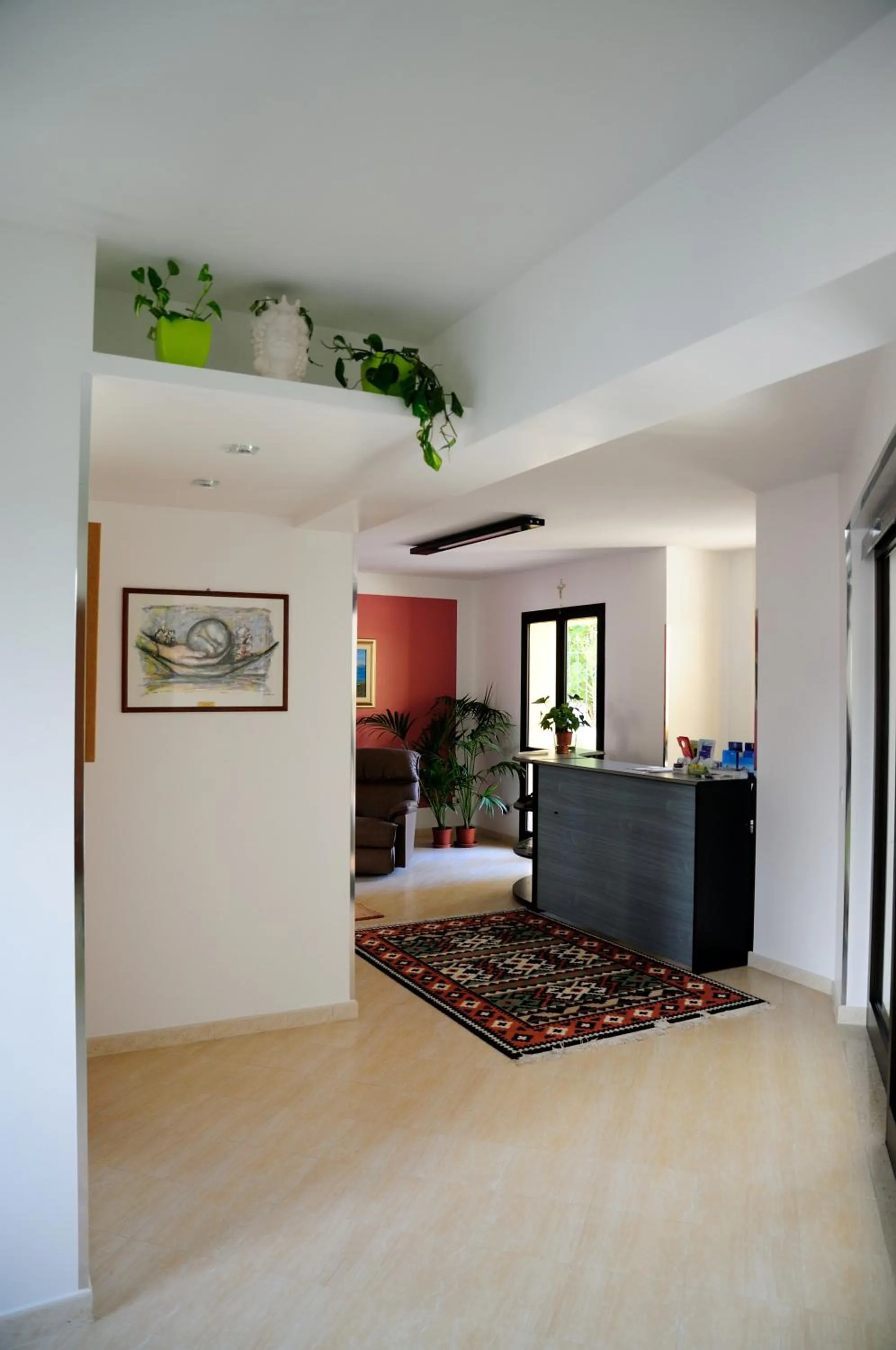 Lobby or reception, Bed in Residence Le Saline