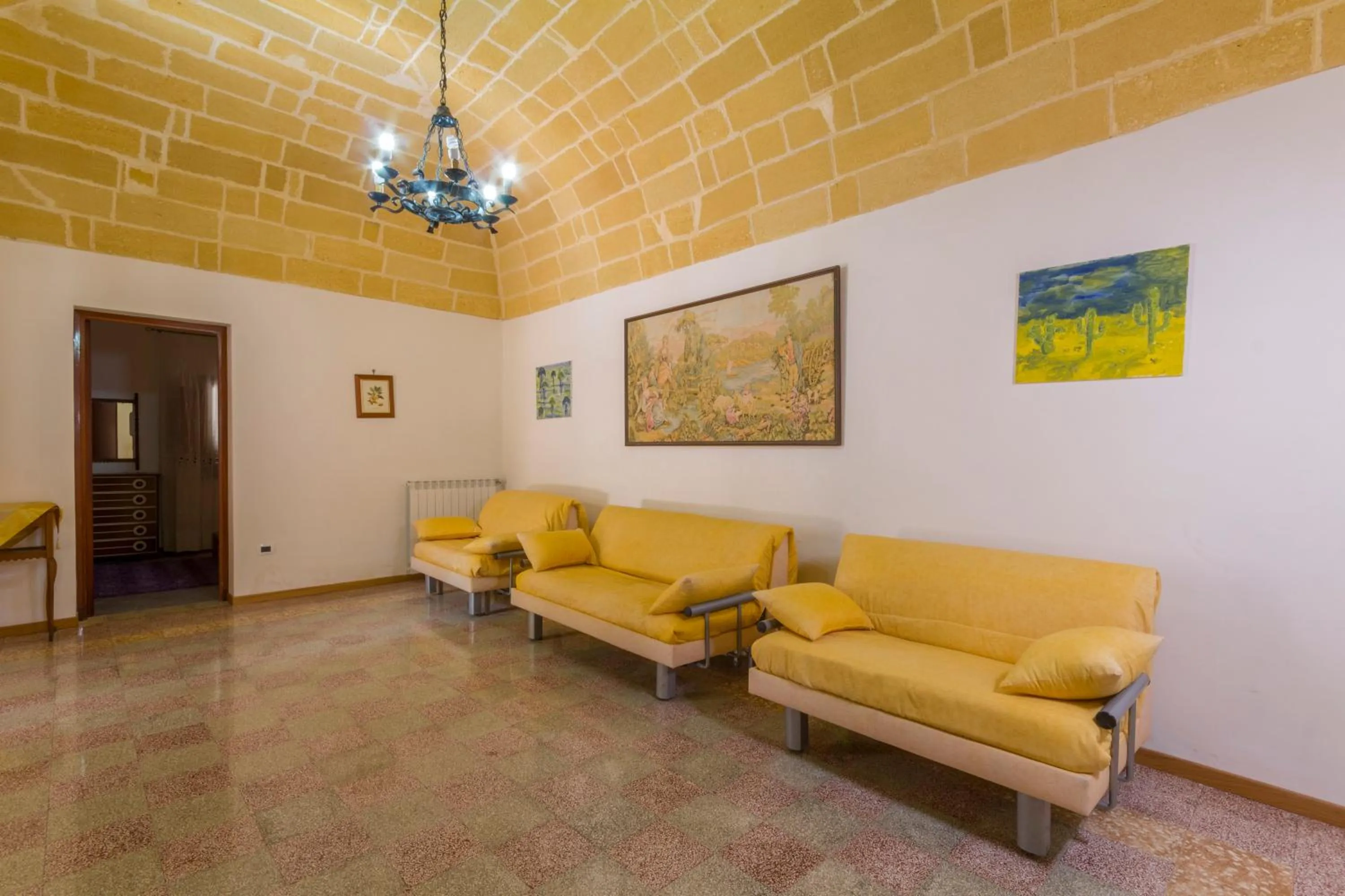 Living room in Residence Le Saline