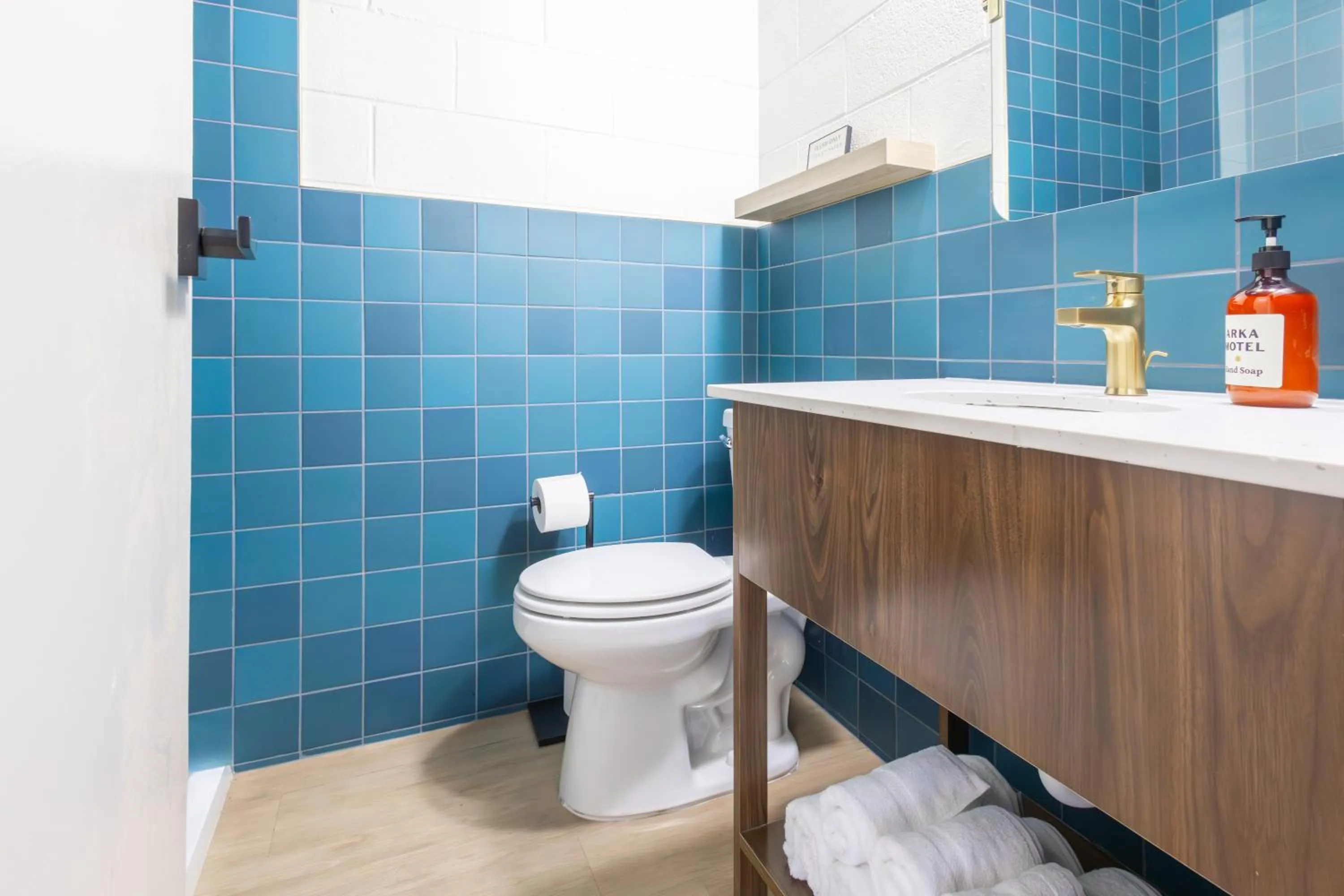 Toilet in Arka Motel