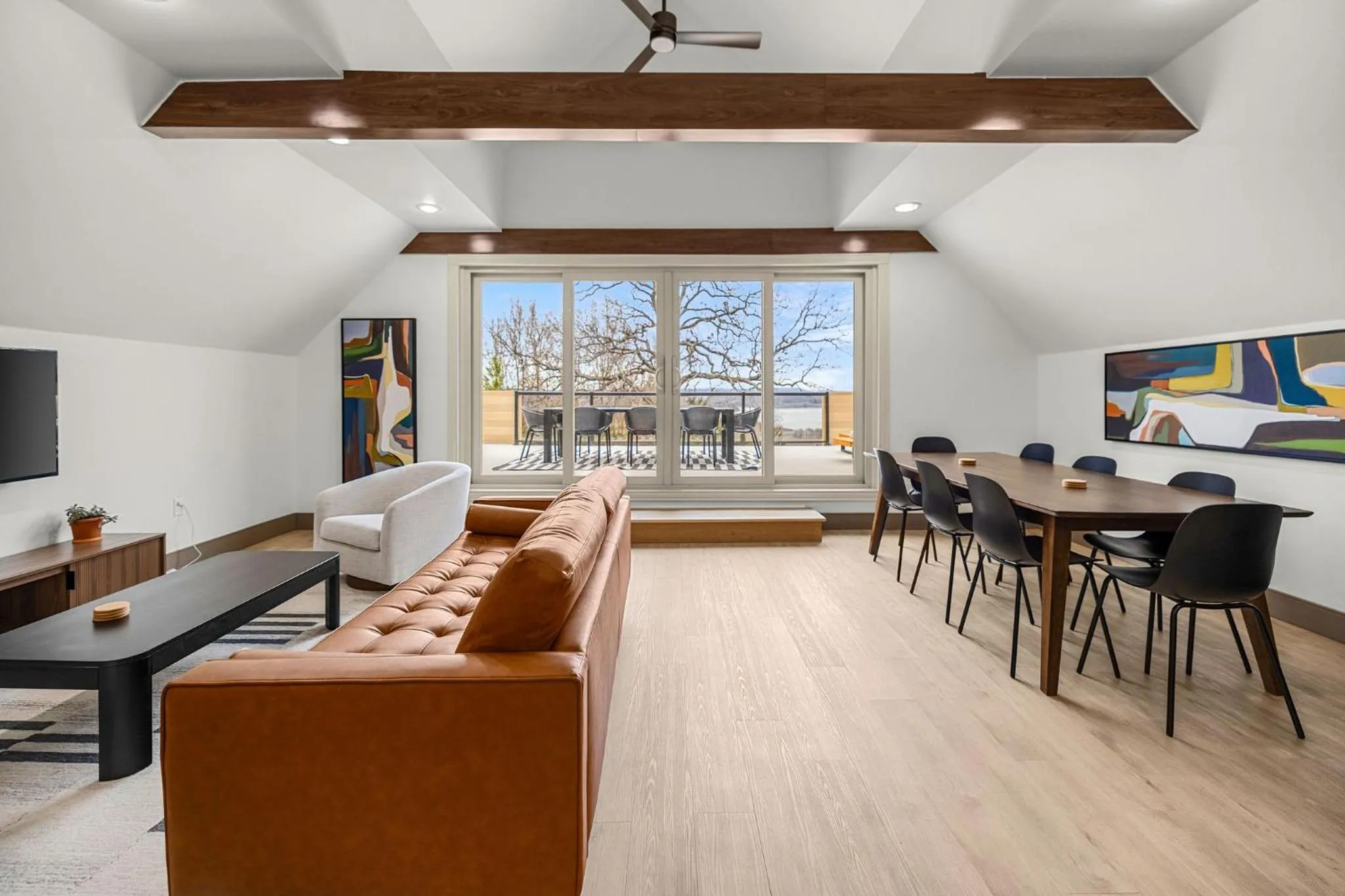 Living room in Arka Motel