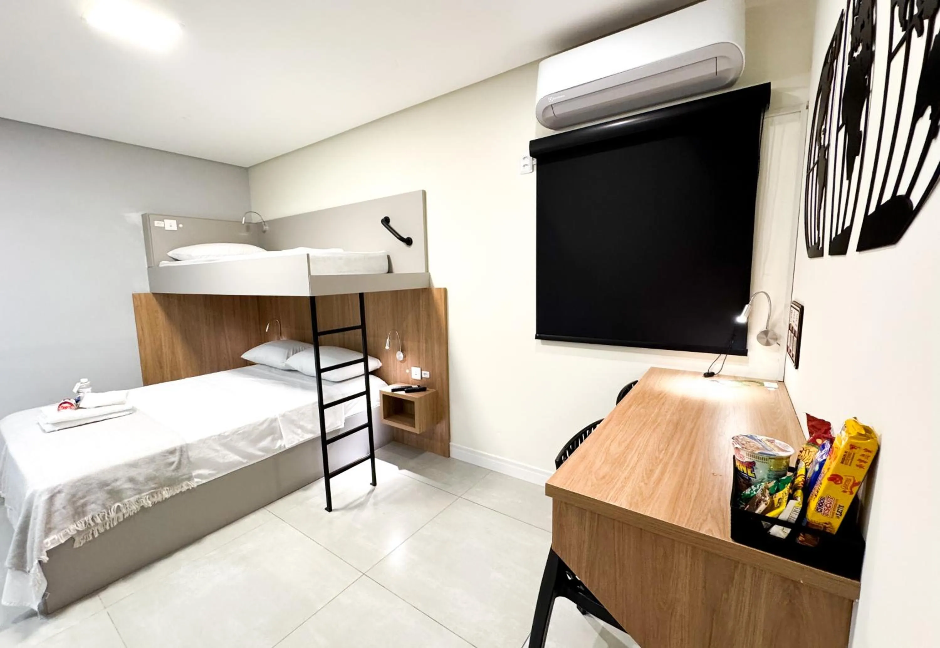 Bed in Hotel São José