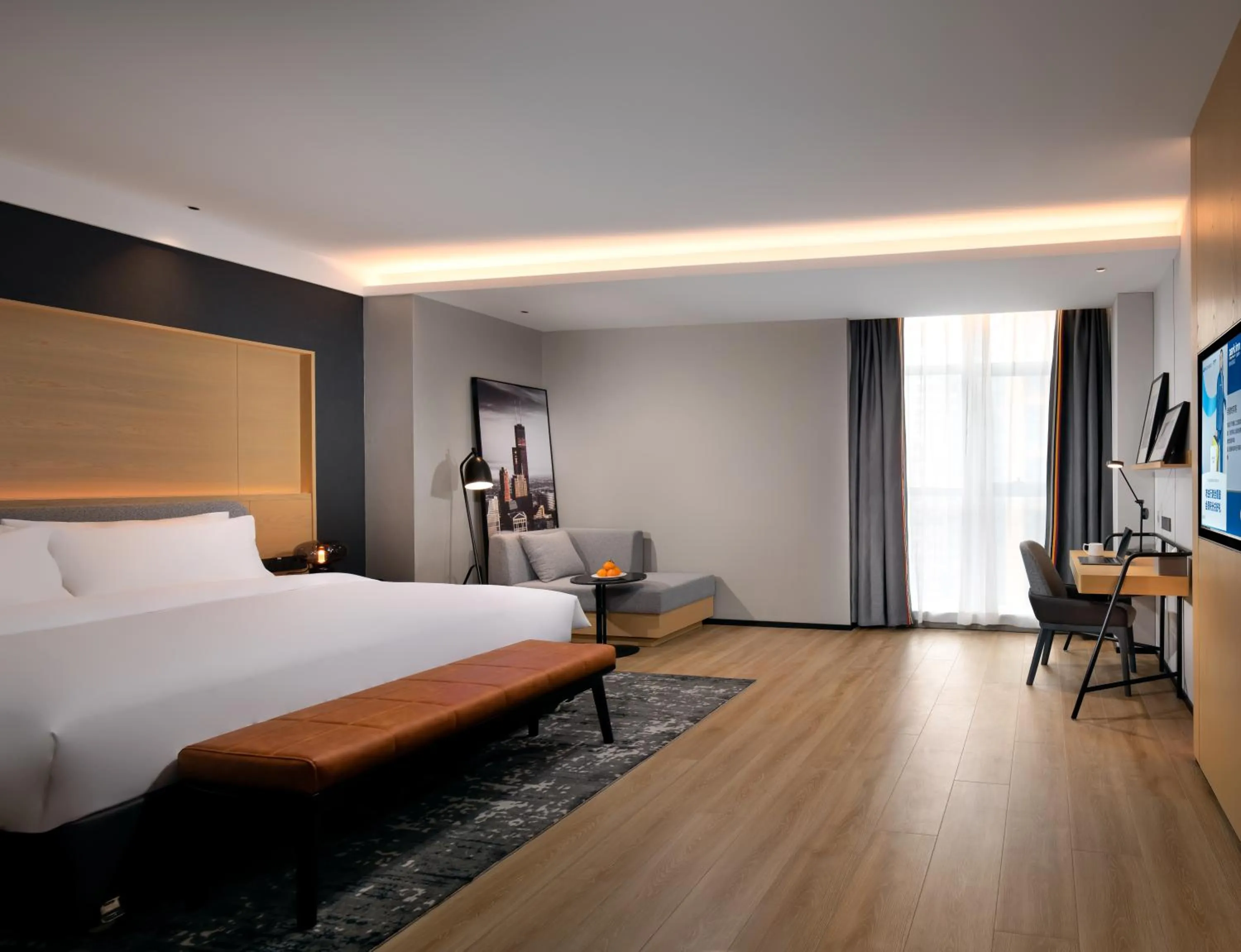 Bed in Park Inn by Radisson, Nanchang Honggutan Wanda Plaza Twin Towers
