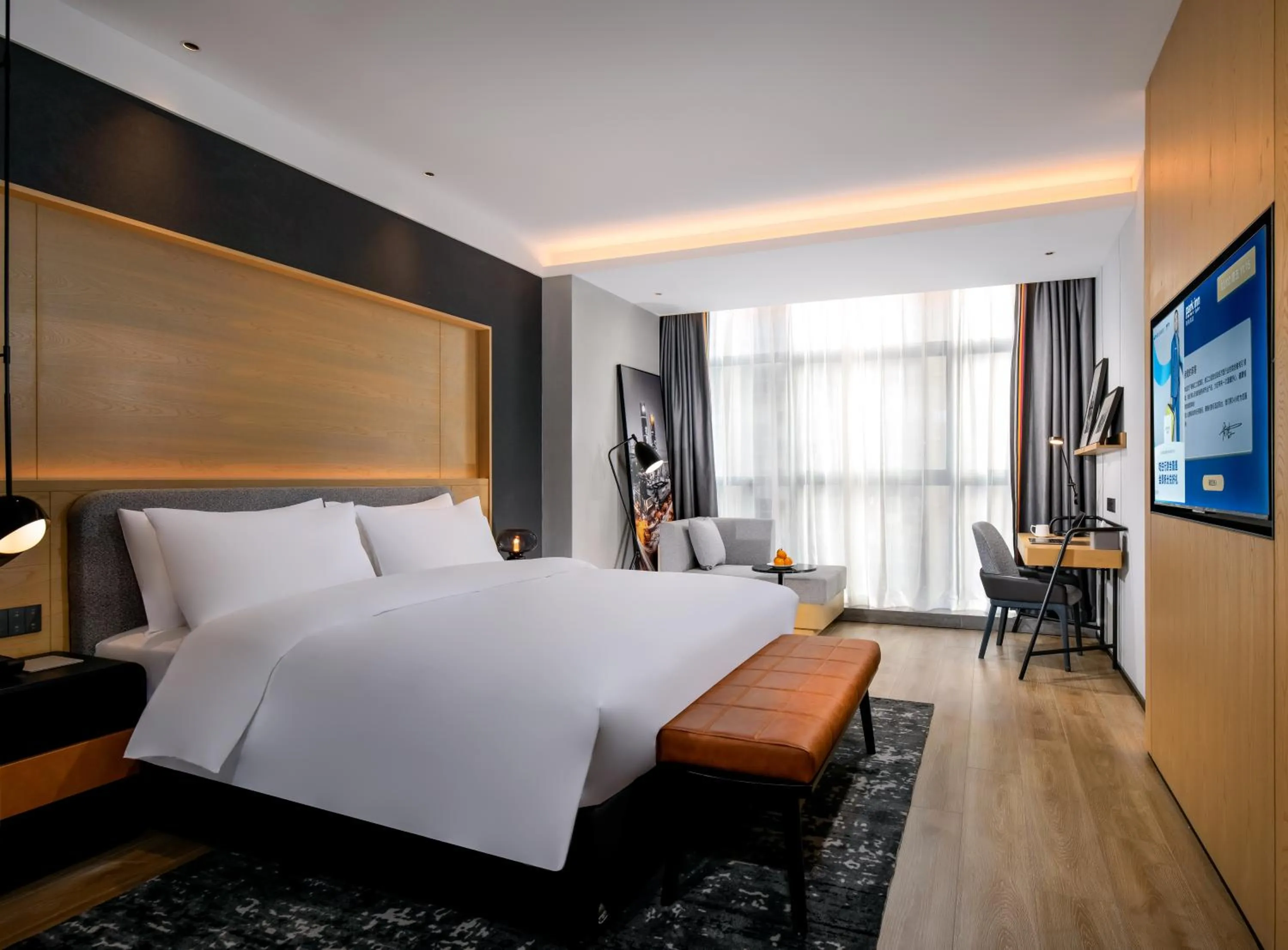 Bed in Park Inn by Radisson, Nanchang Honggutan Wanda Plaza Twin Towers