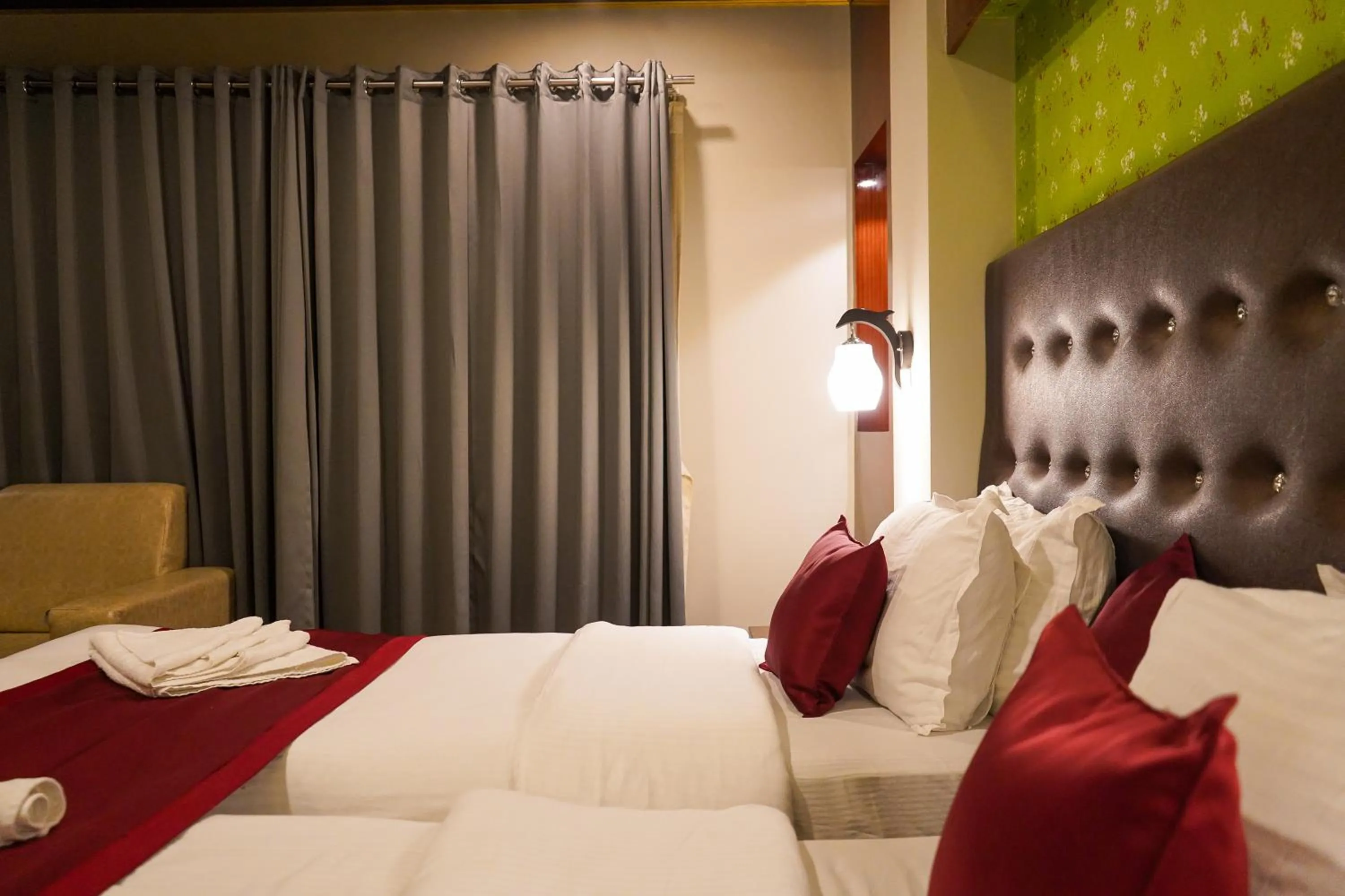 Bed in Hotel Tarcon