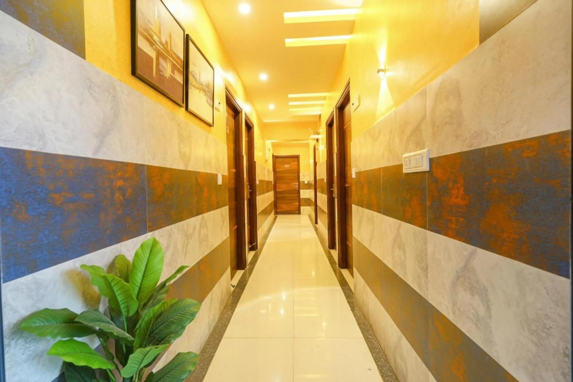 Lobby or reception in FabHotel Royal N Comforts