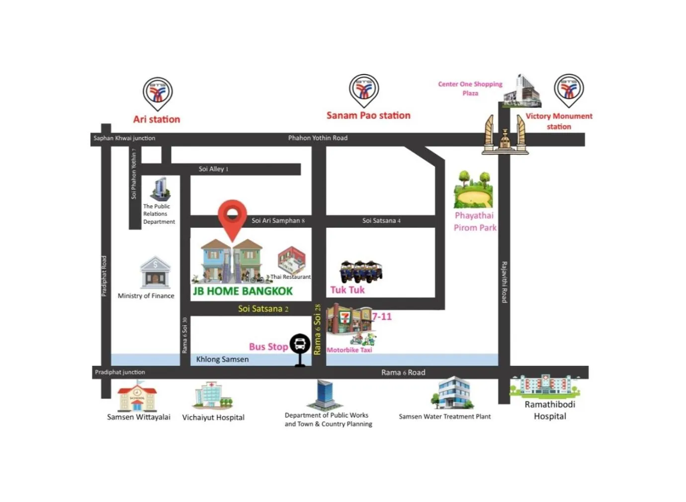 JB Home Bangkok - Victory monument