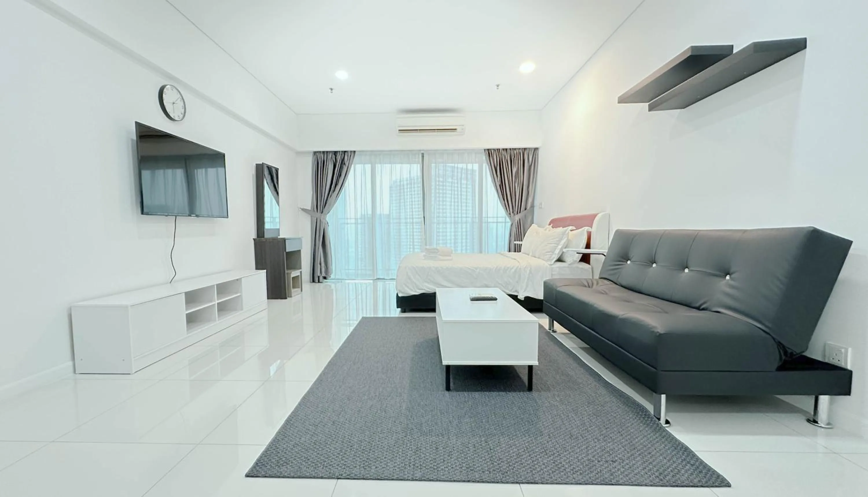 TV and multimedia in Summer Suites KLCC by apartx
