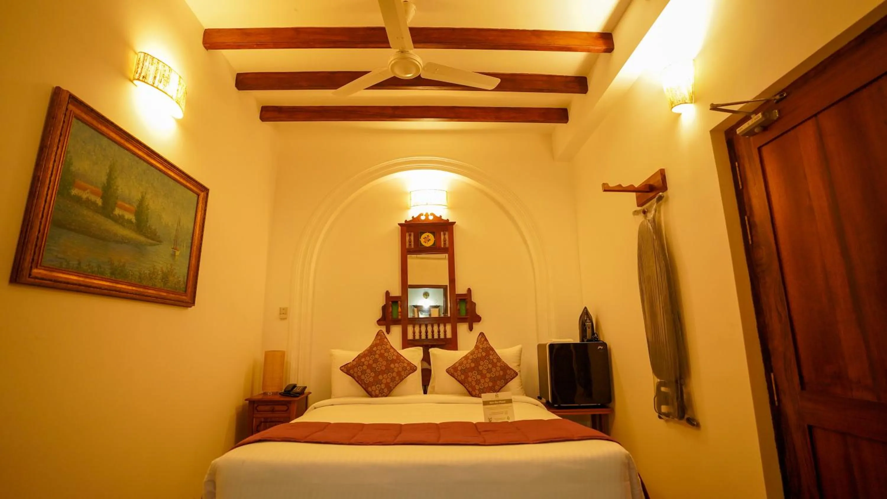 Bed in La Plage Seaview Suites