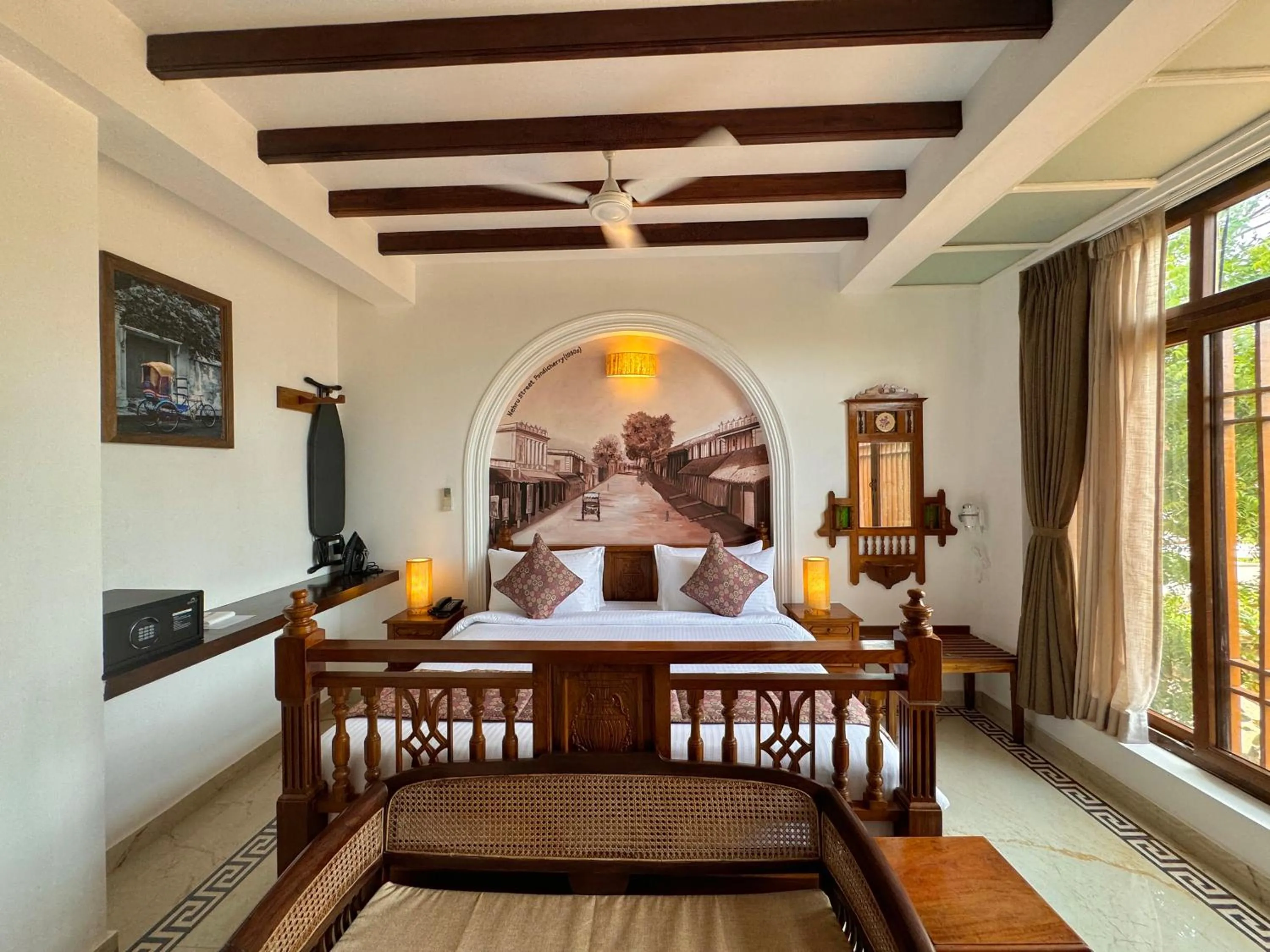 Bed in La Plage Seaview Suites