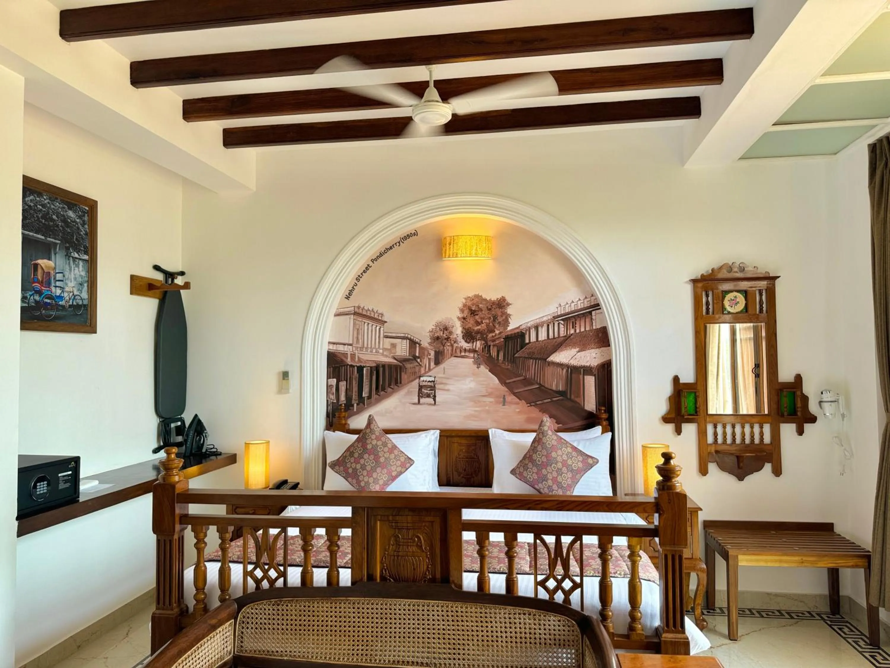 Bed in La Plage Seaview Suites