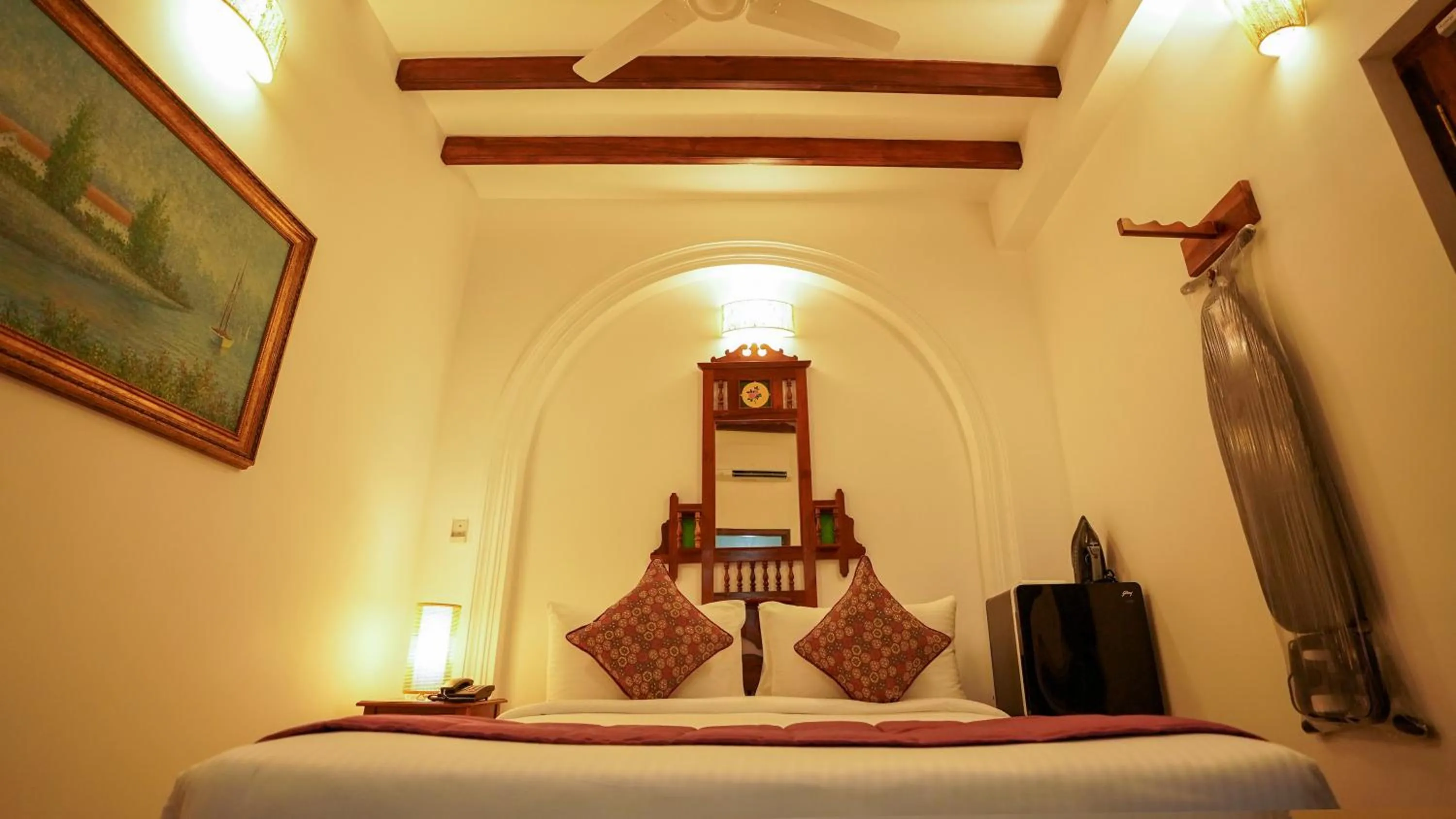 Bed in La Plage Seaview Suites