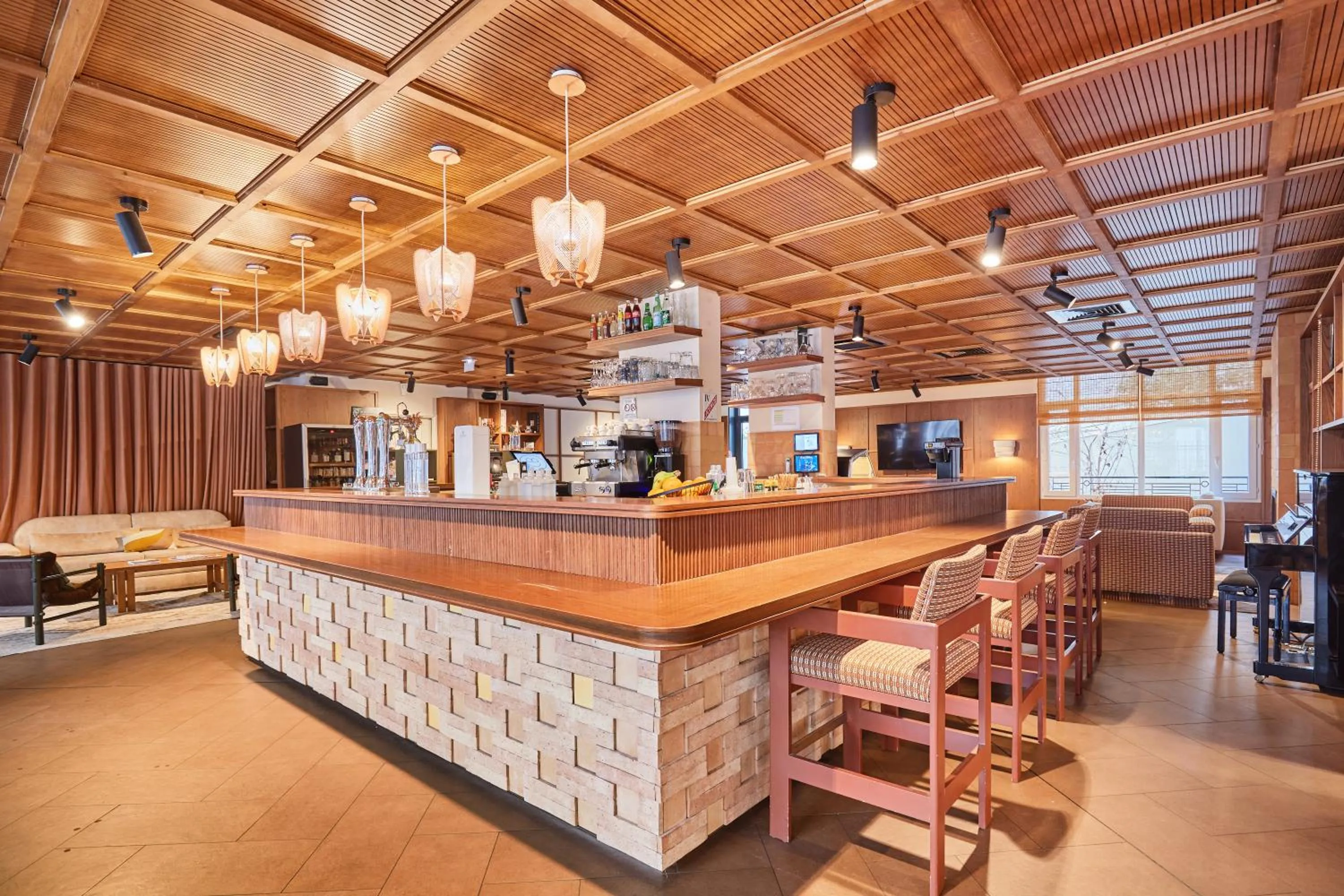 Seating area in Appart Hotel Paris Levallois Maurice Ravel