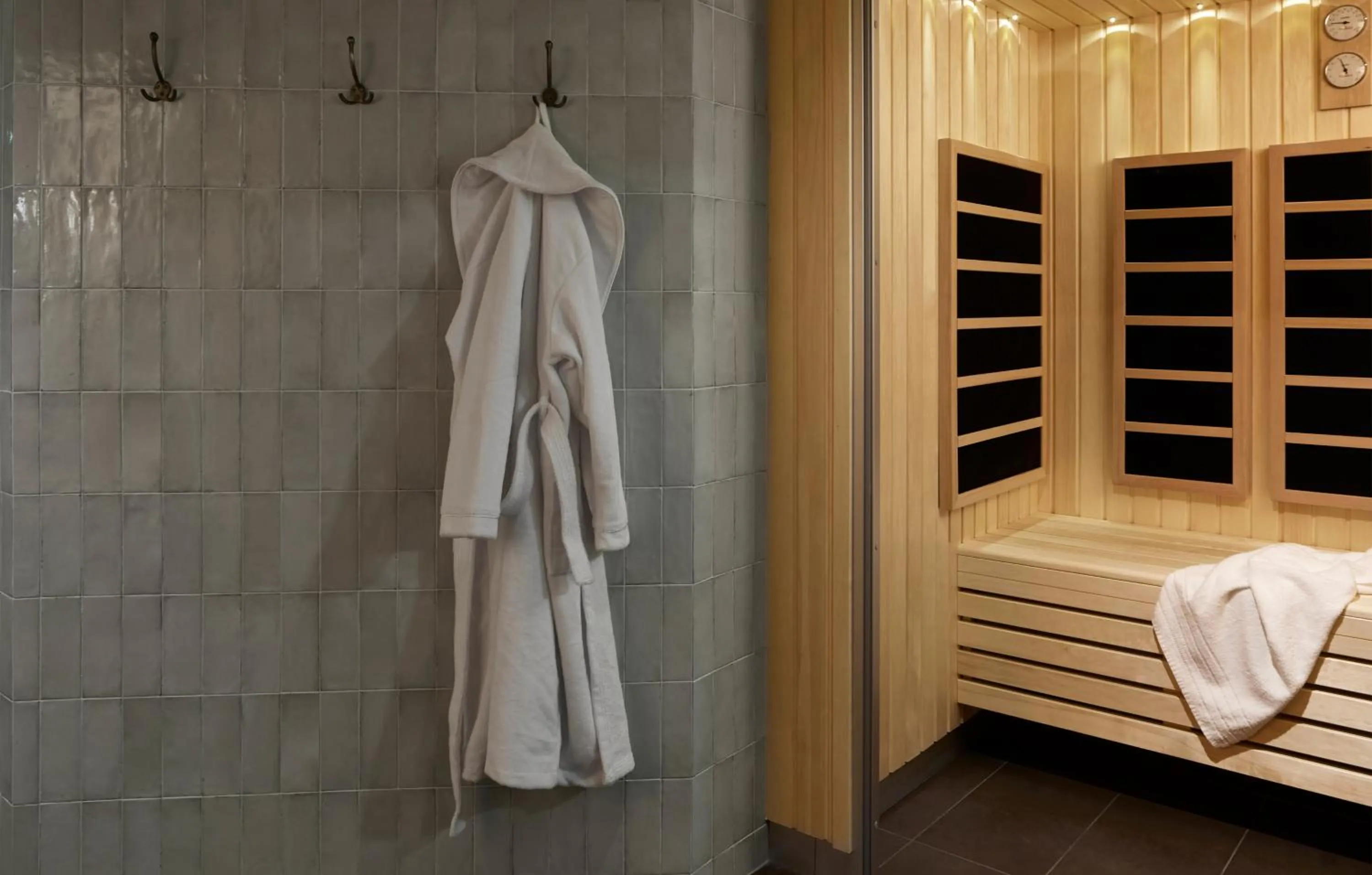 Sauna in Appart Hotel Paris Levallois Maurice Ravel