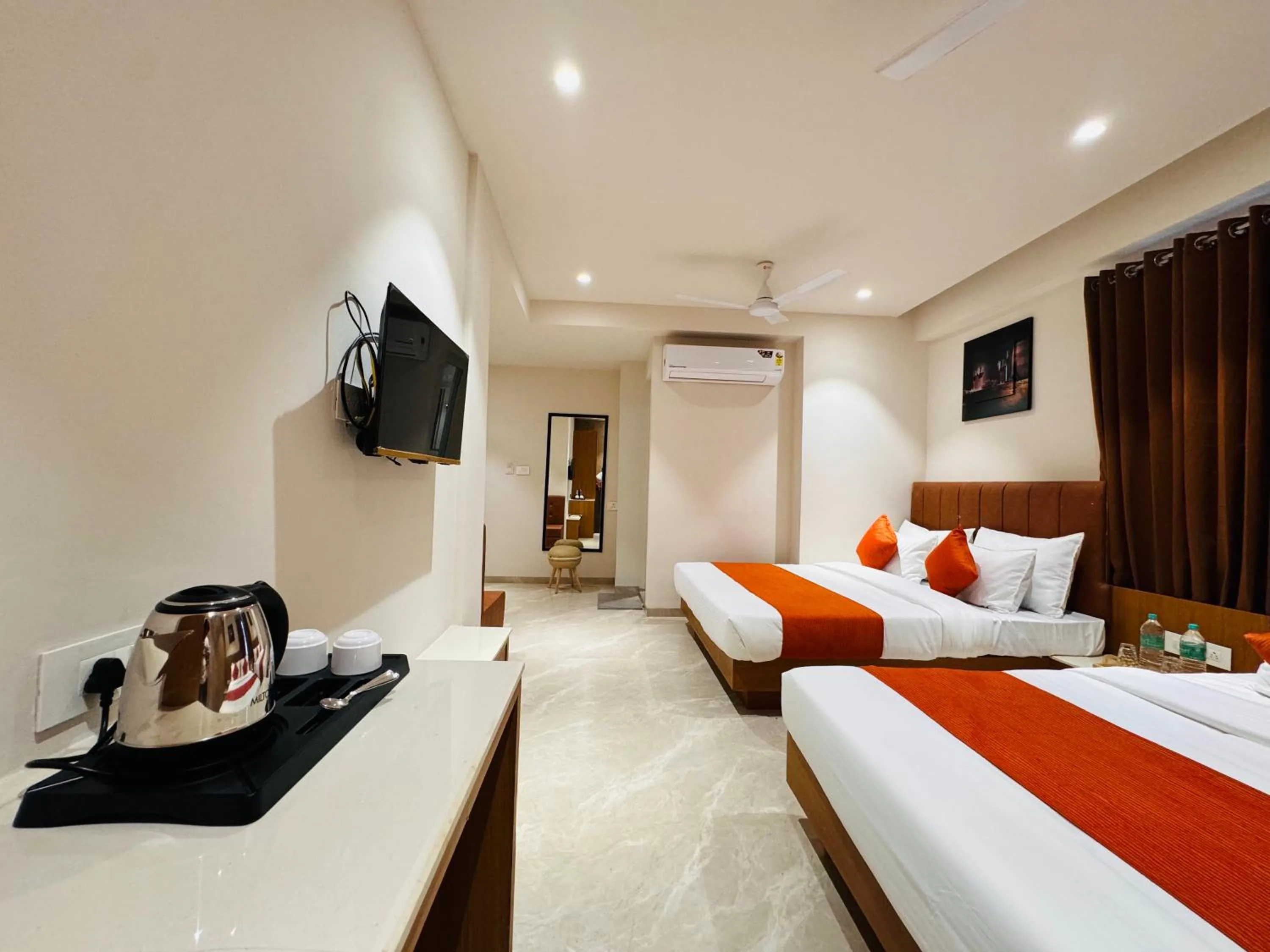 Living room, Bed in Hotel Rudhav Palace