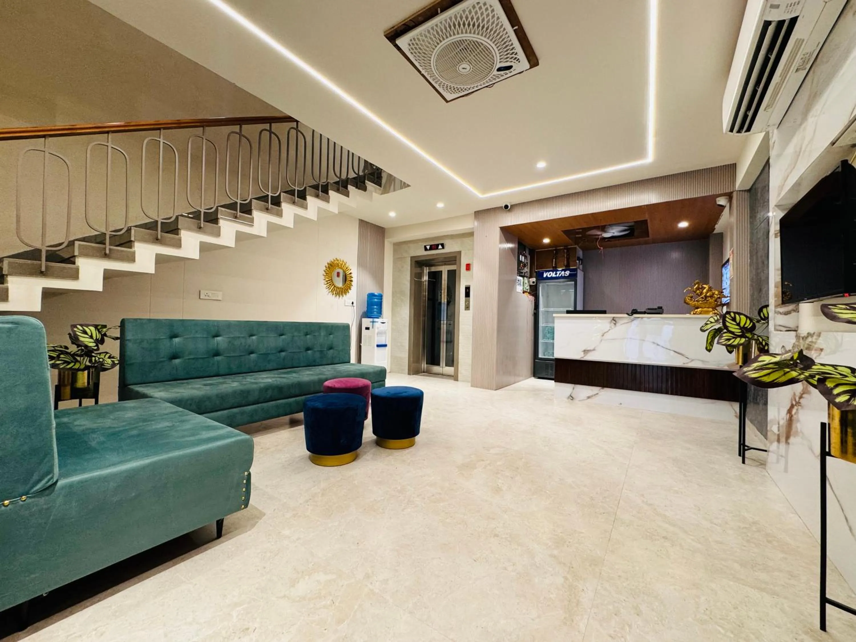 Living room in Hotel Rudhav Palace