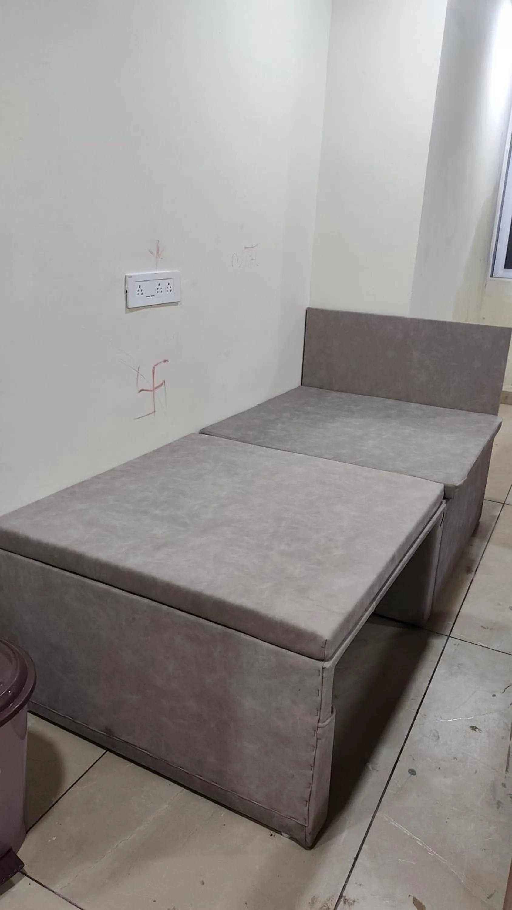 Bed in Hotel Yuvan Palace