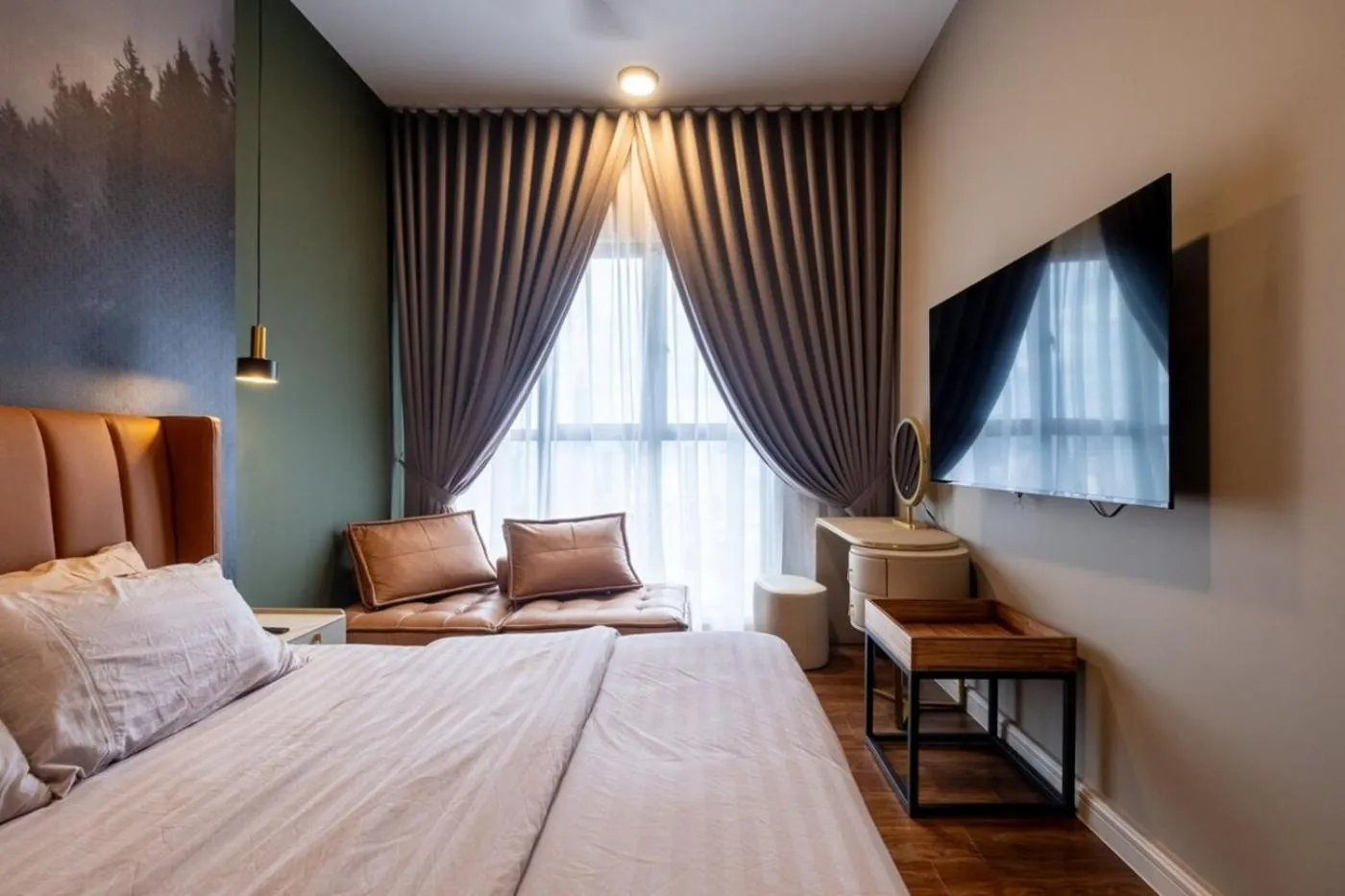 Bed in Trion Kuala Lumpur