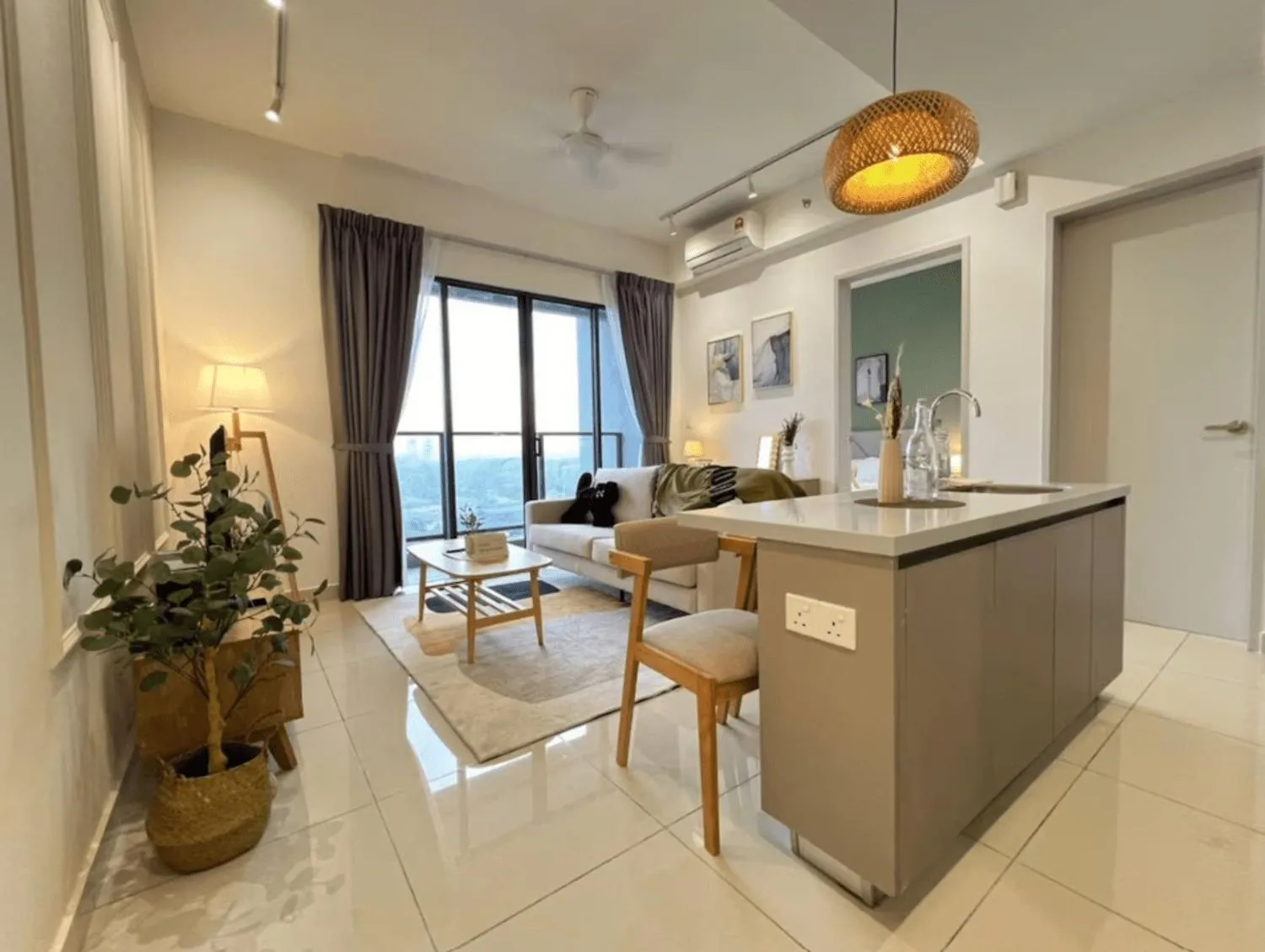 Dining area in Trion Kuala Lumpur