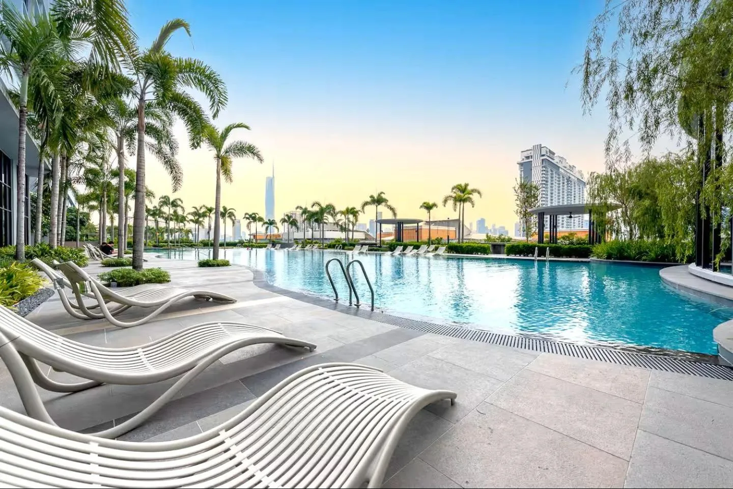 Swimming pool in Trion Kuala Lumpur