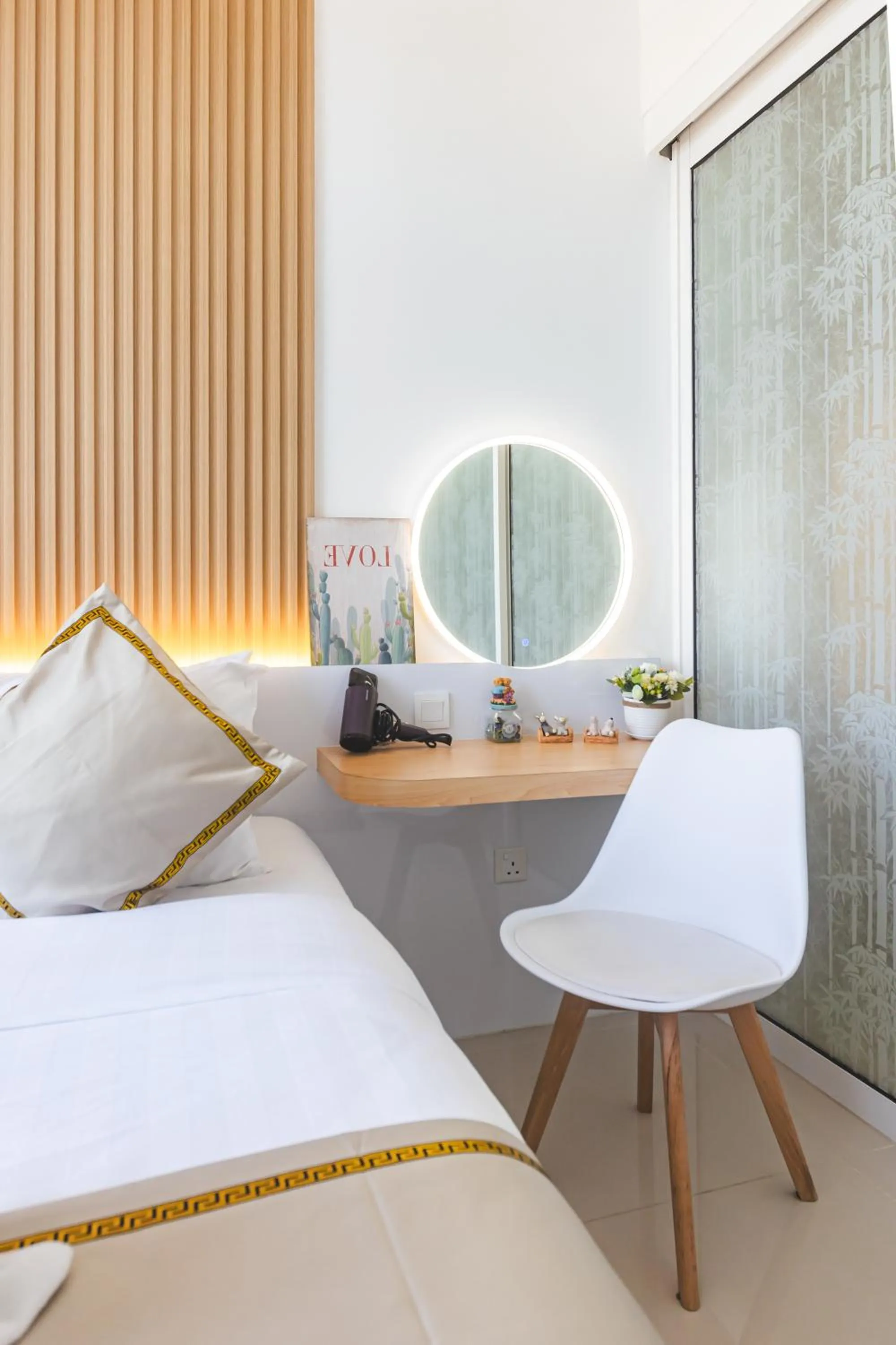 Bed in Beautiful Seaview Suites at The Shore Kota Kinabalu