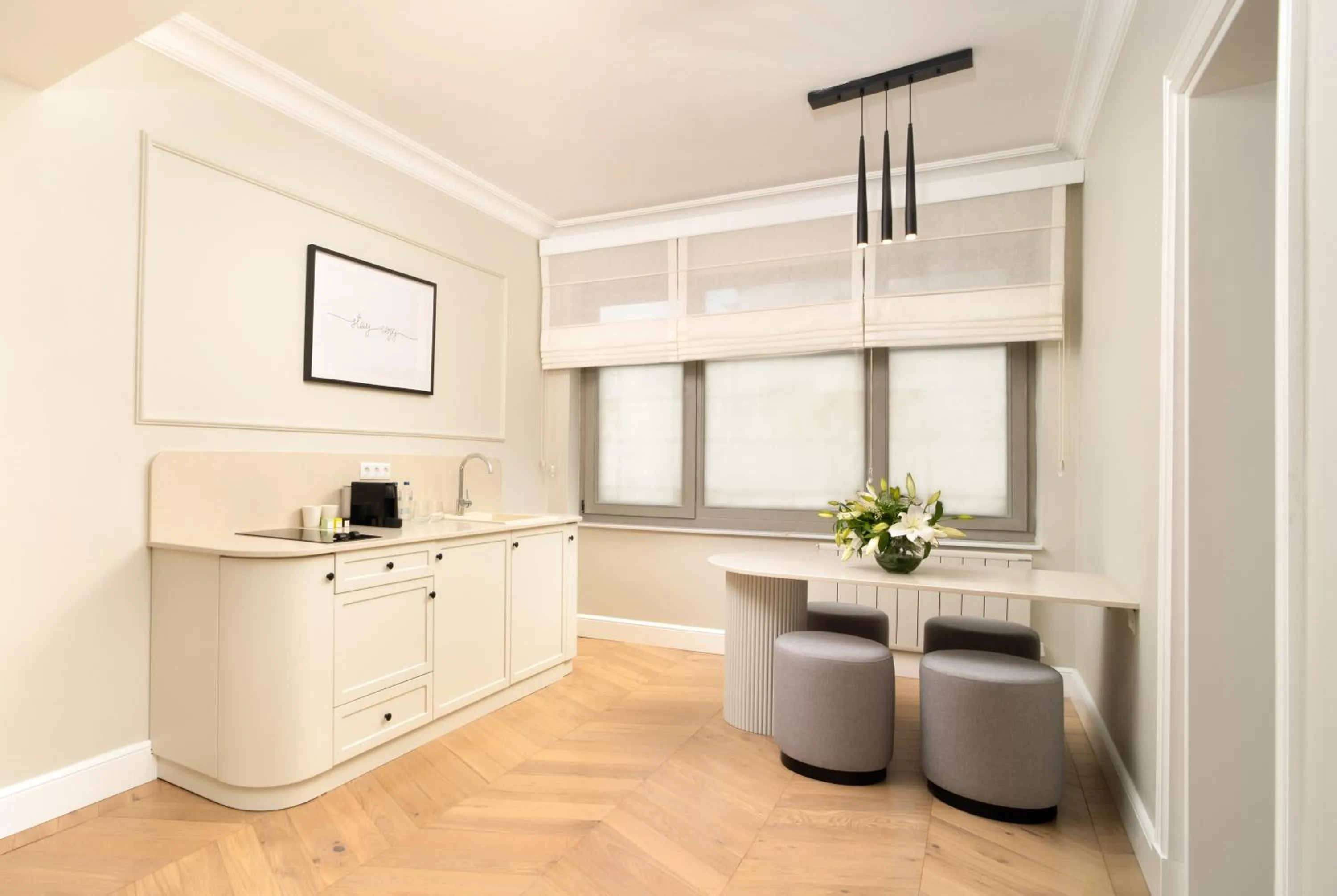 Kitchen or kitchenette in Vucino Suites