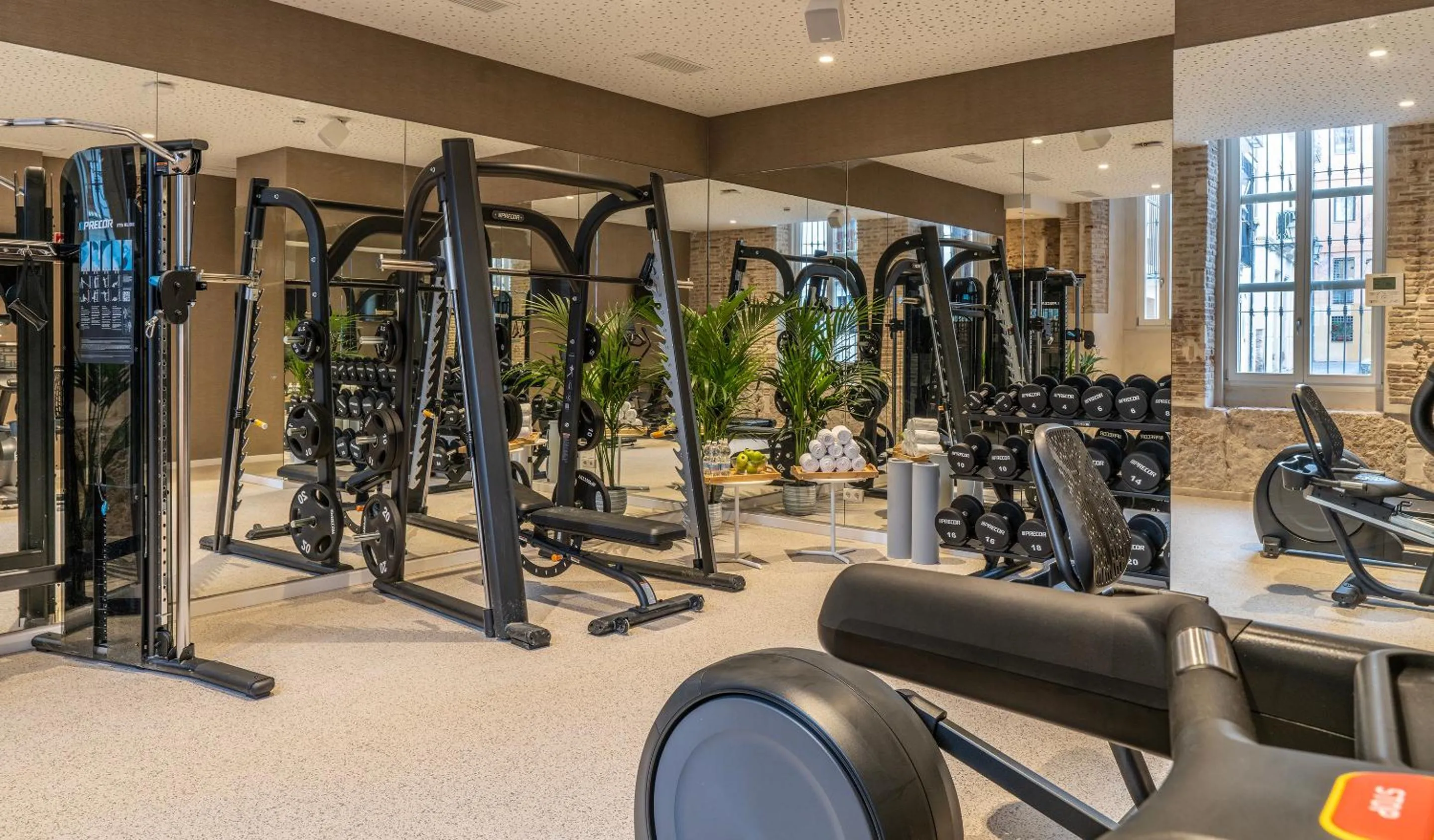 Fitness centre/facilities in Axel Hotel Valencia - Adults Only