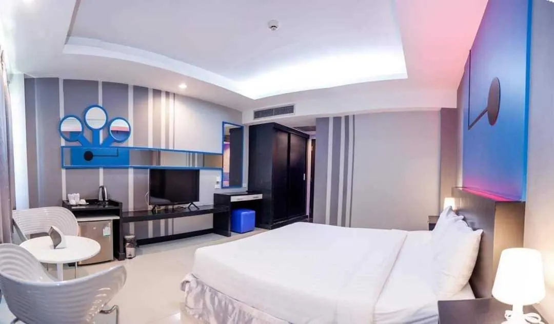 Bedroom in Capital O 75514 Vasidtee City Hotel (Suphanburi)