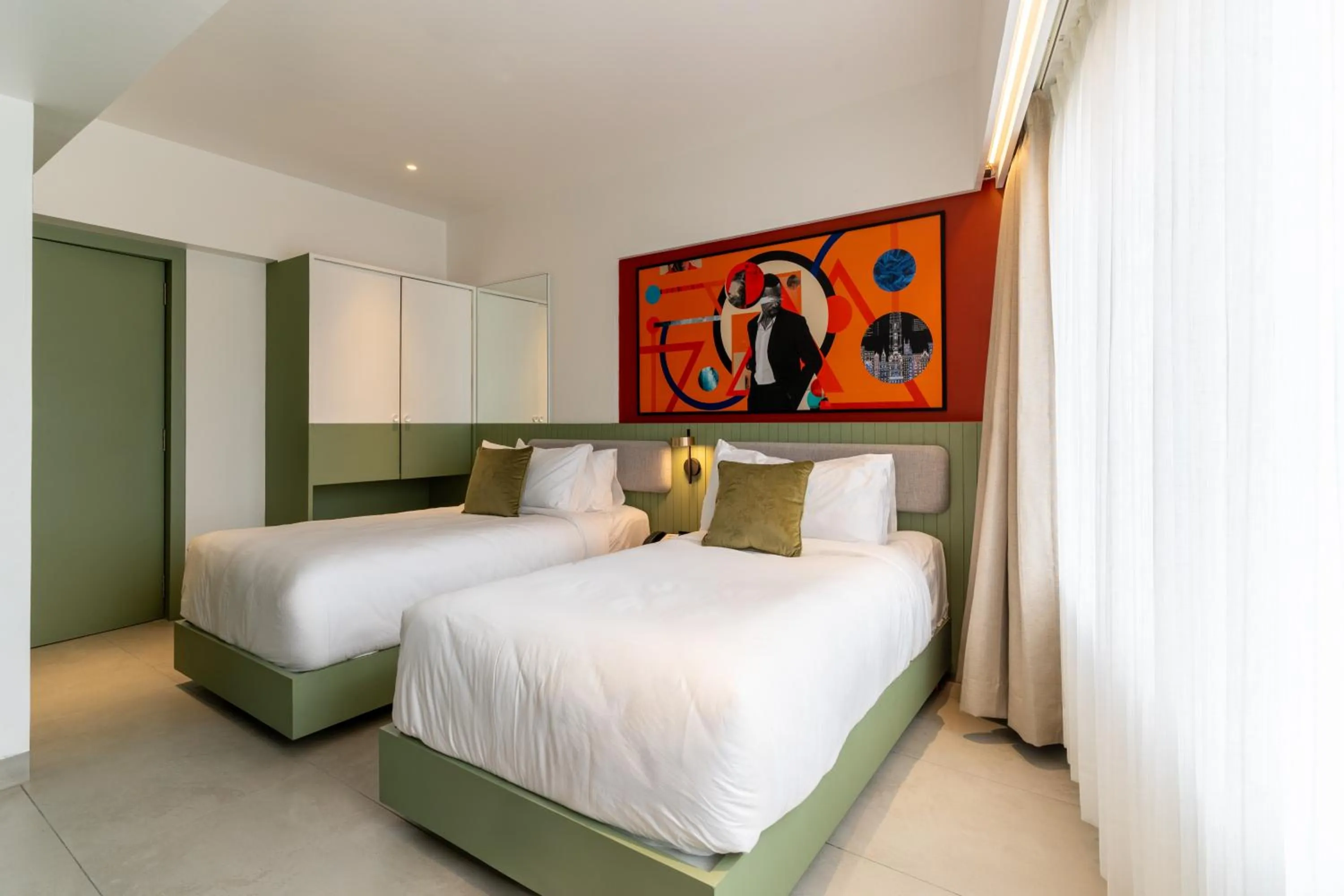 Bed in Spektrum Hotel - Bengaluru Airport