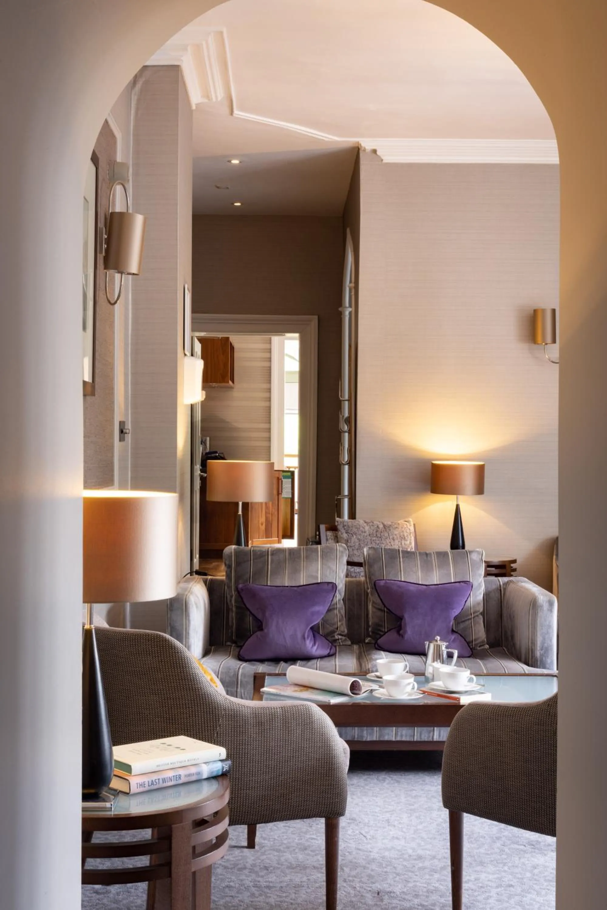 Seating area in Rothay Garden by Harbour Hotels