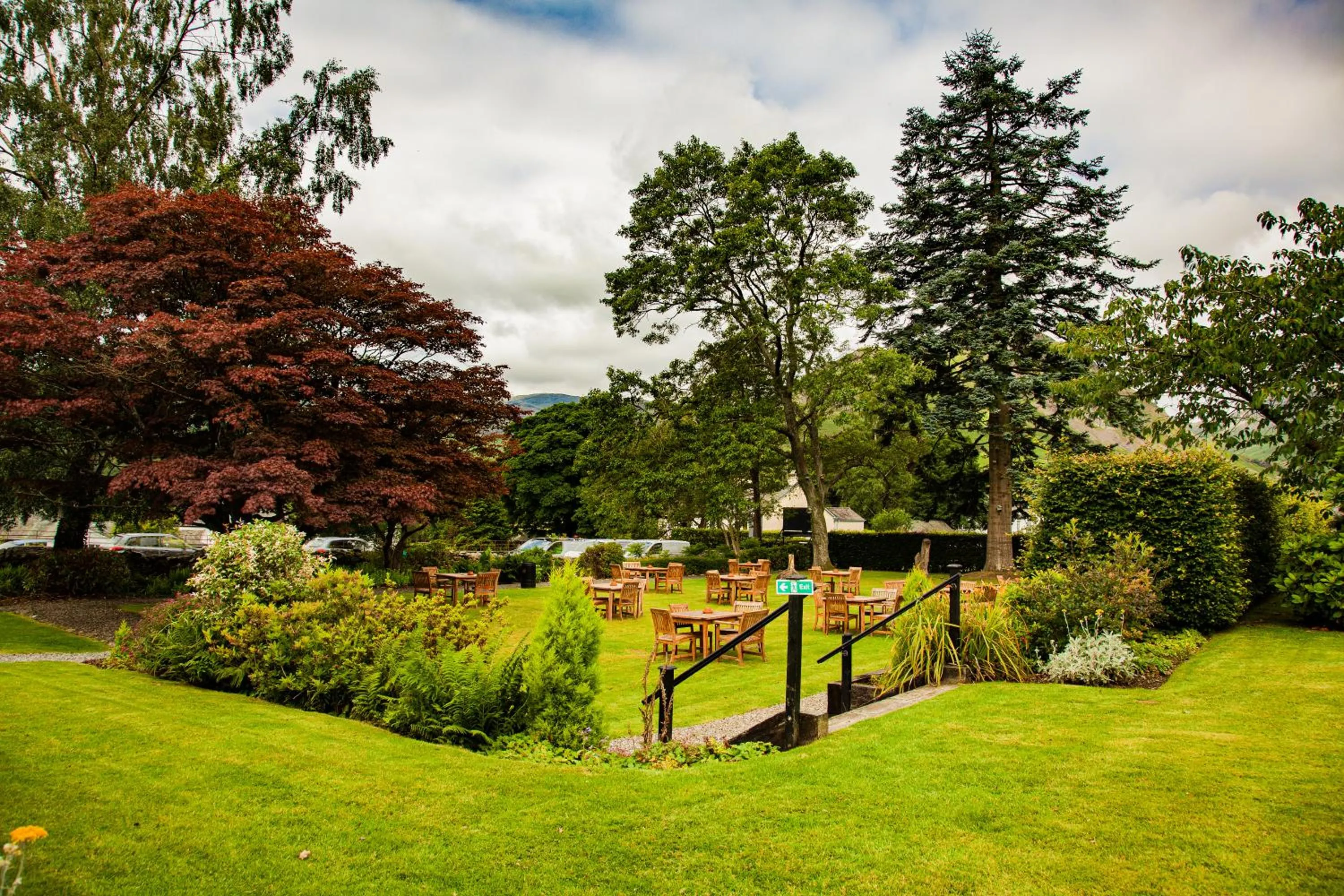 Garden in The Swan at Grasmere- The Inn Collection Group