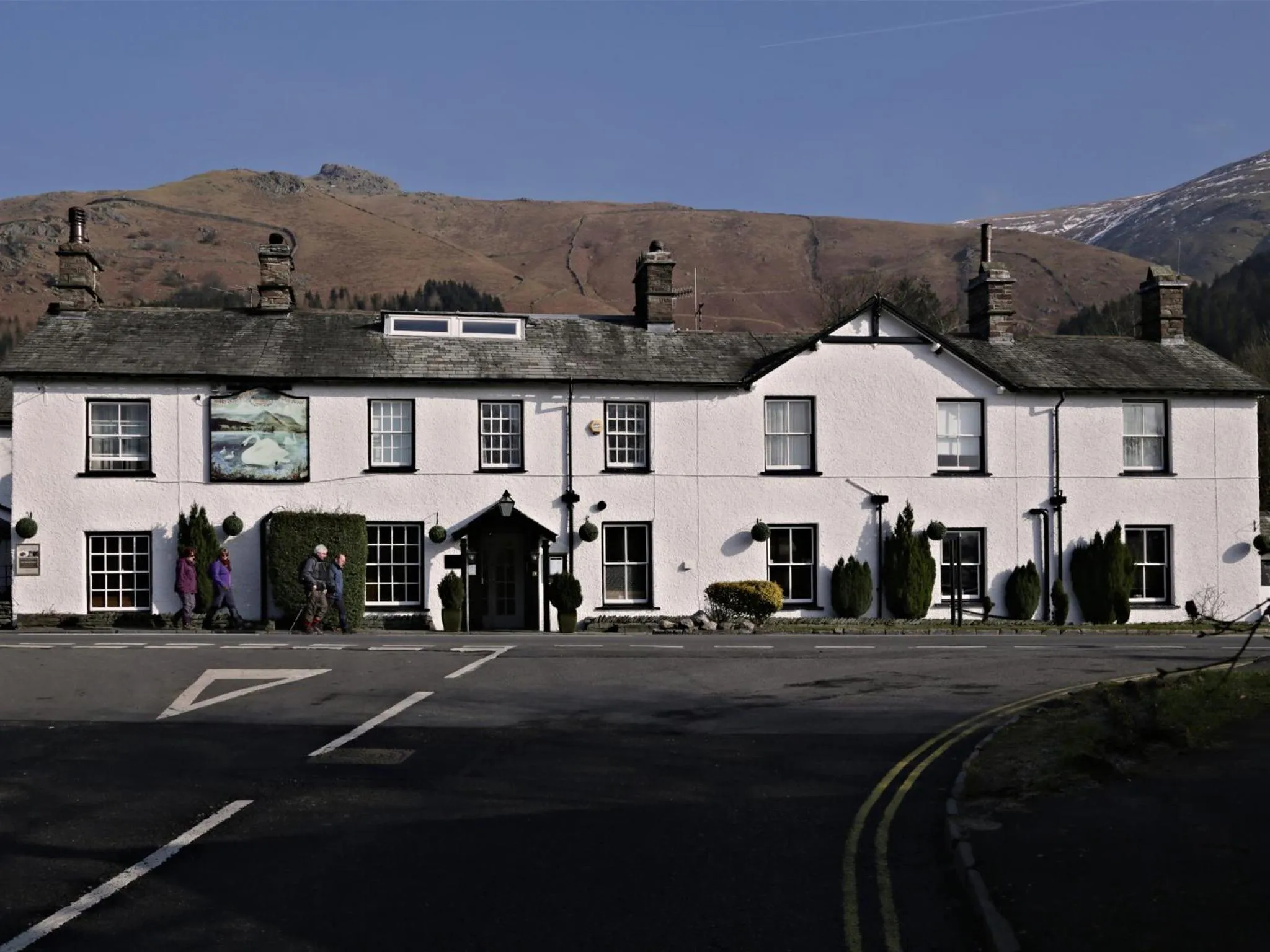 Facade/entrance in The Swan at Grasmere- The Inn Collection Group
