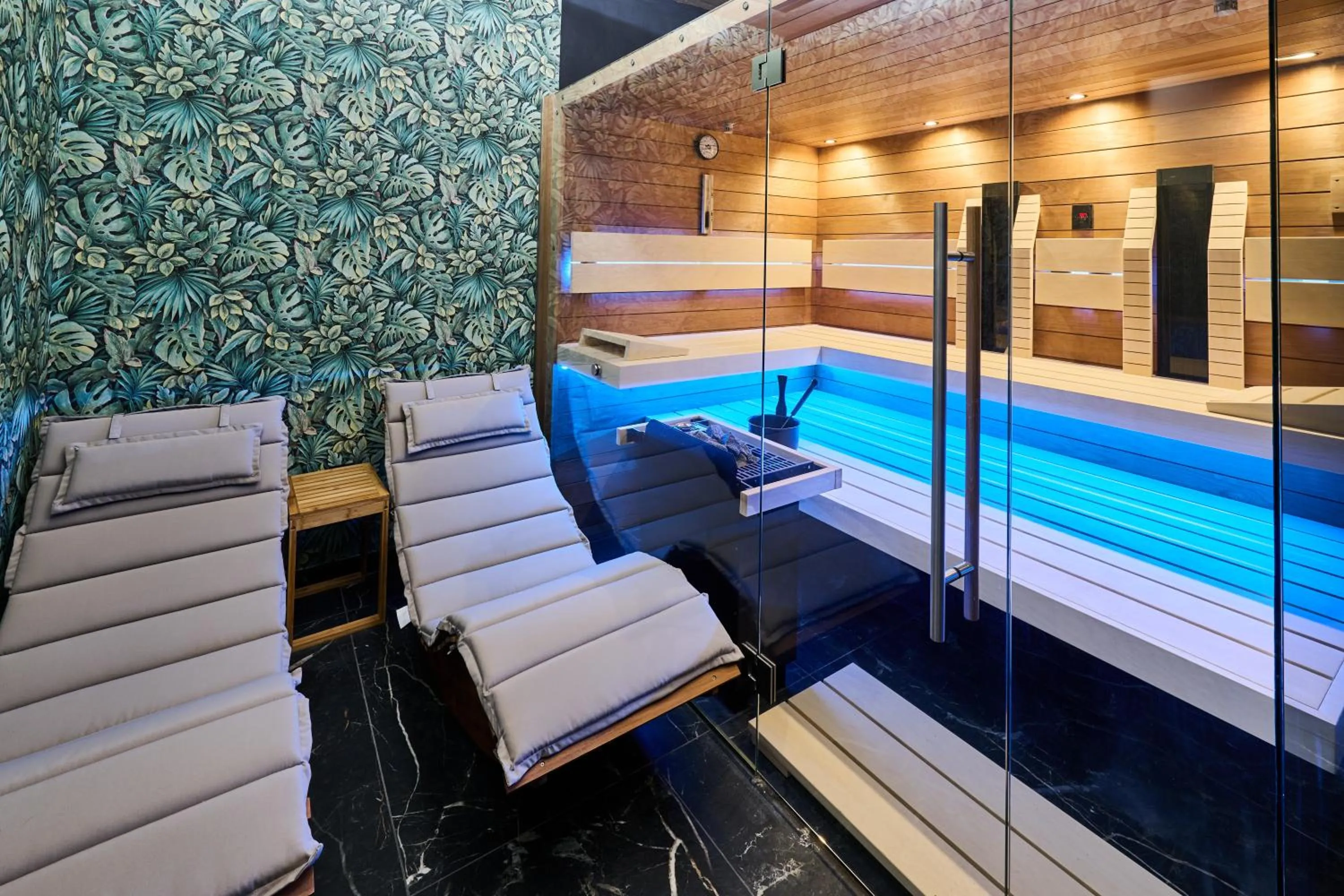 Sauna in GRANDIS Premium Apartments