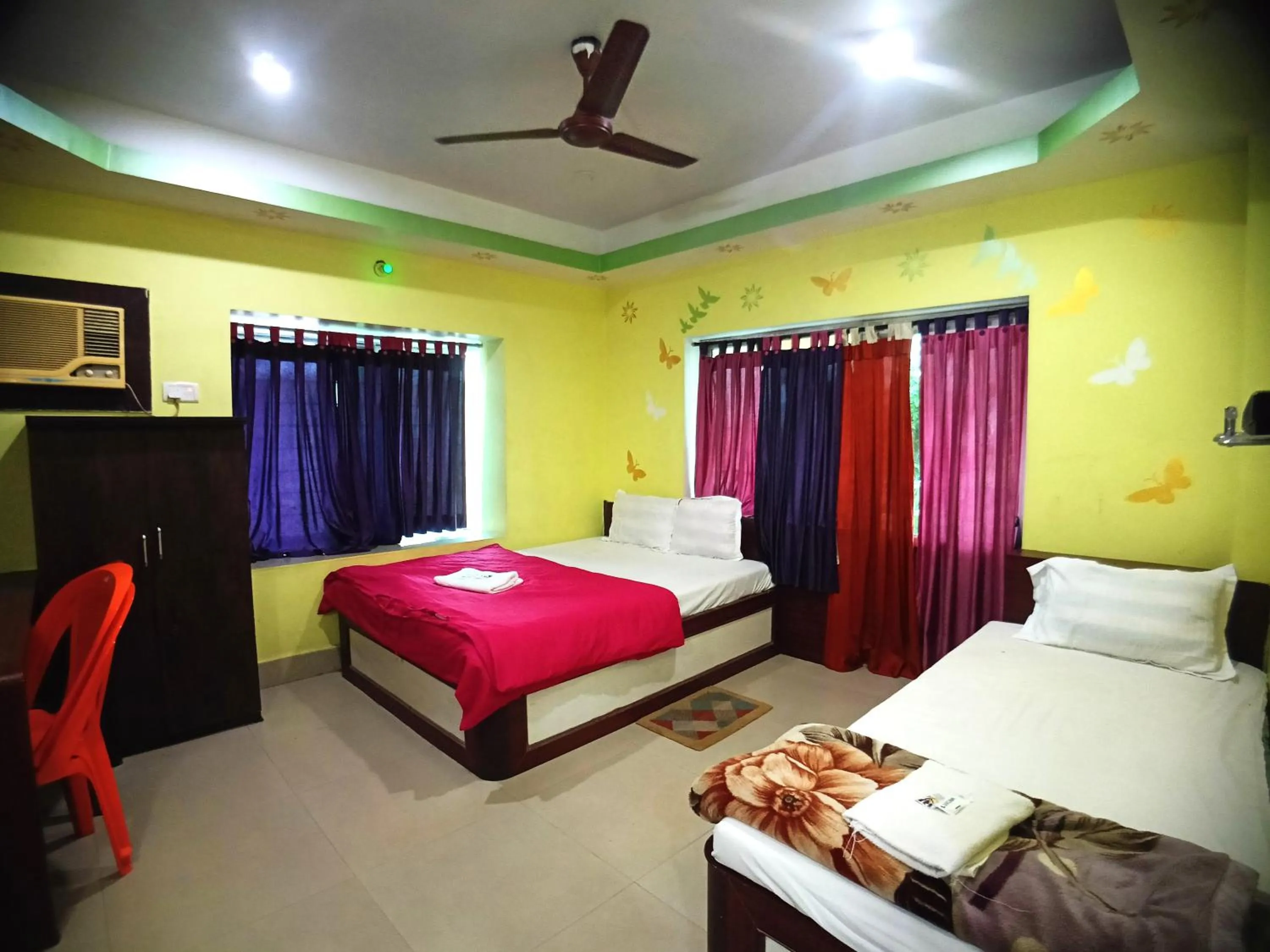 Bed in RESORT K SEA VIEW Digha