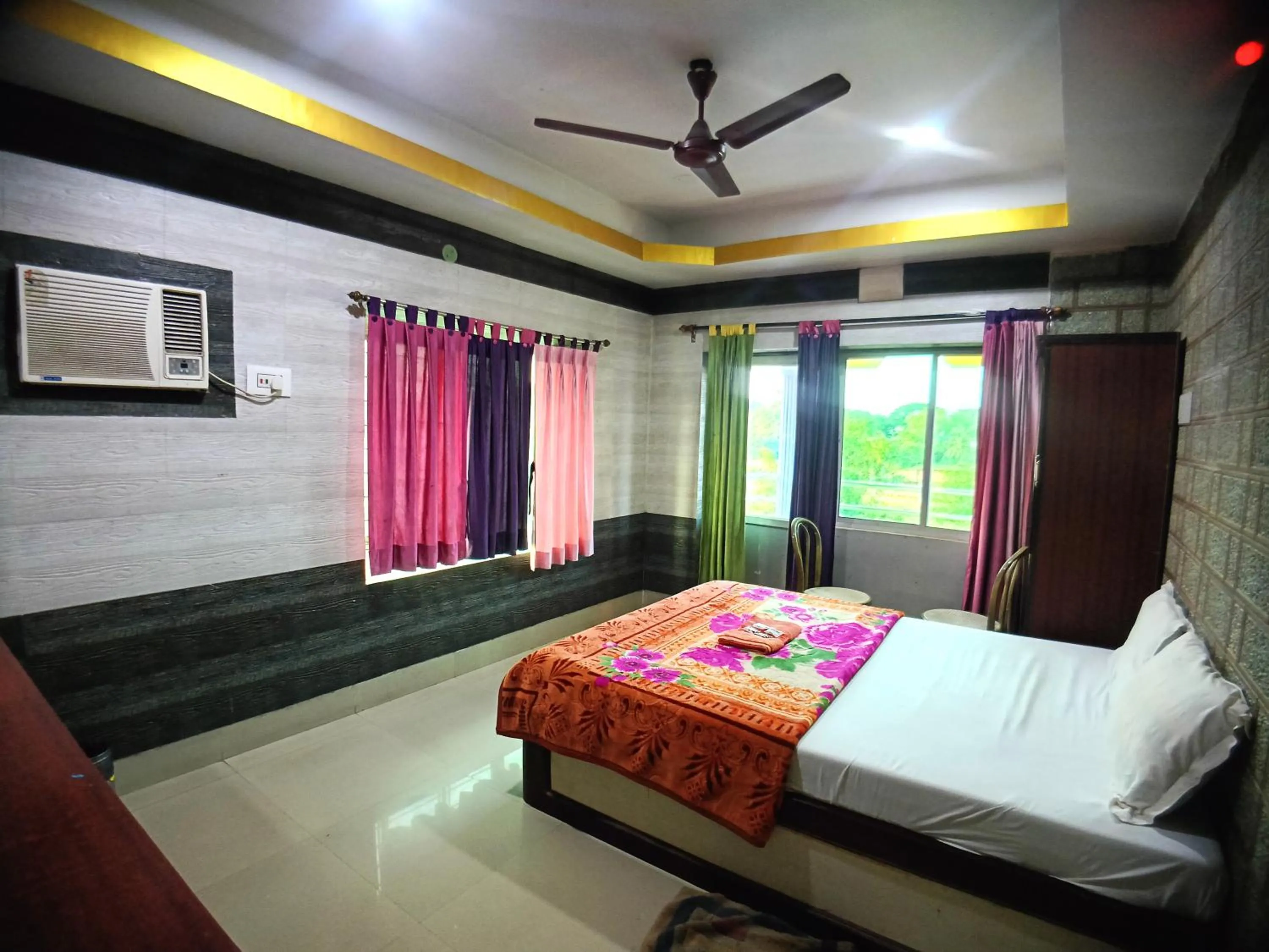 Bed in RESORT K SEA VIEW Digha