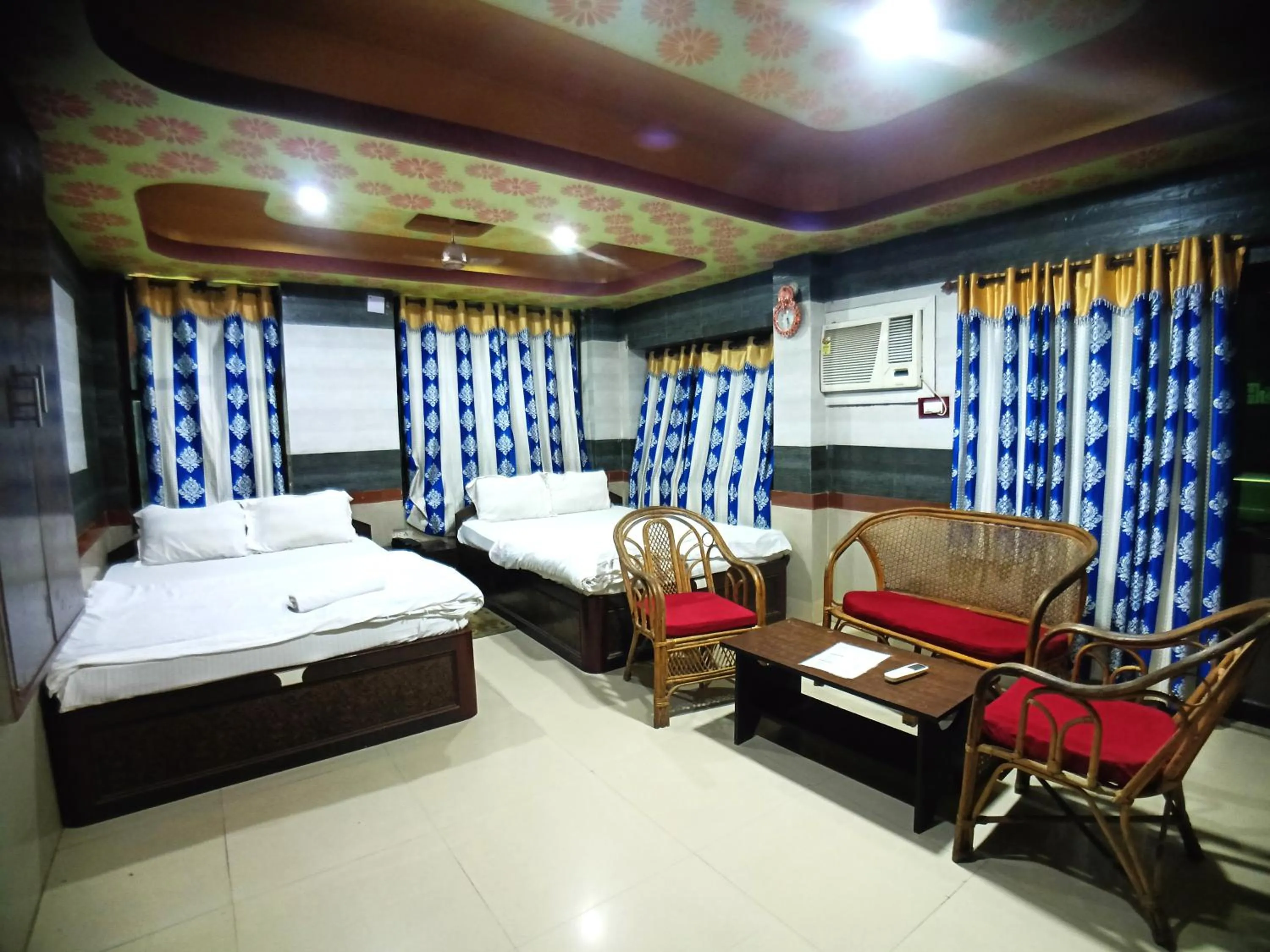 Bed in RESORT K SEA VIEW Digha