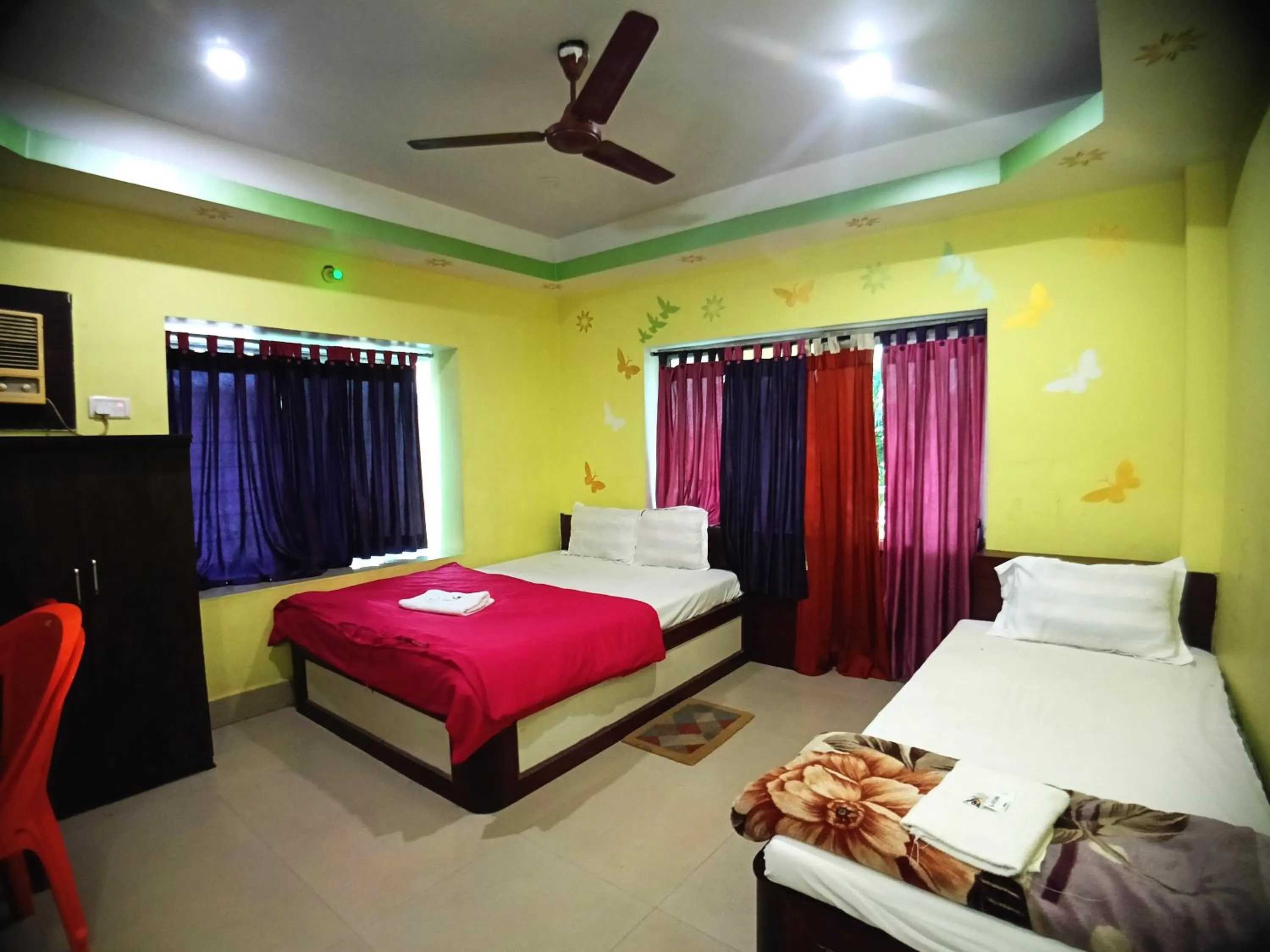 Bed in RESORT K SEA VIEW Digha