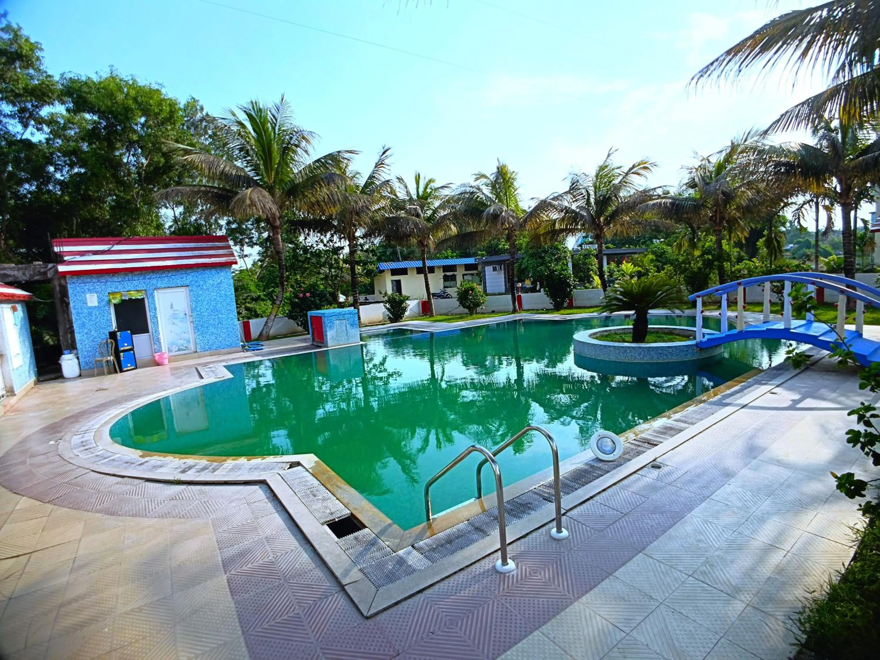 Pool view in RESORT K SEA VIEW Digha