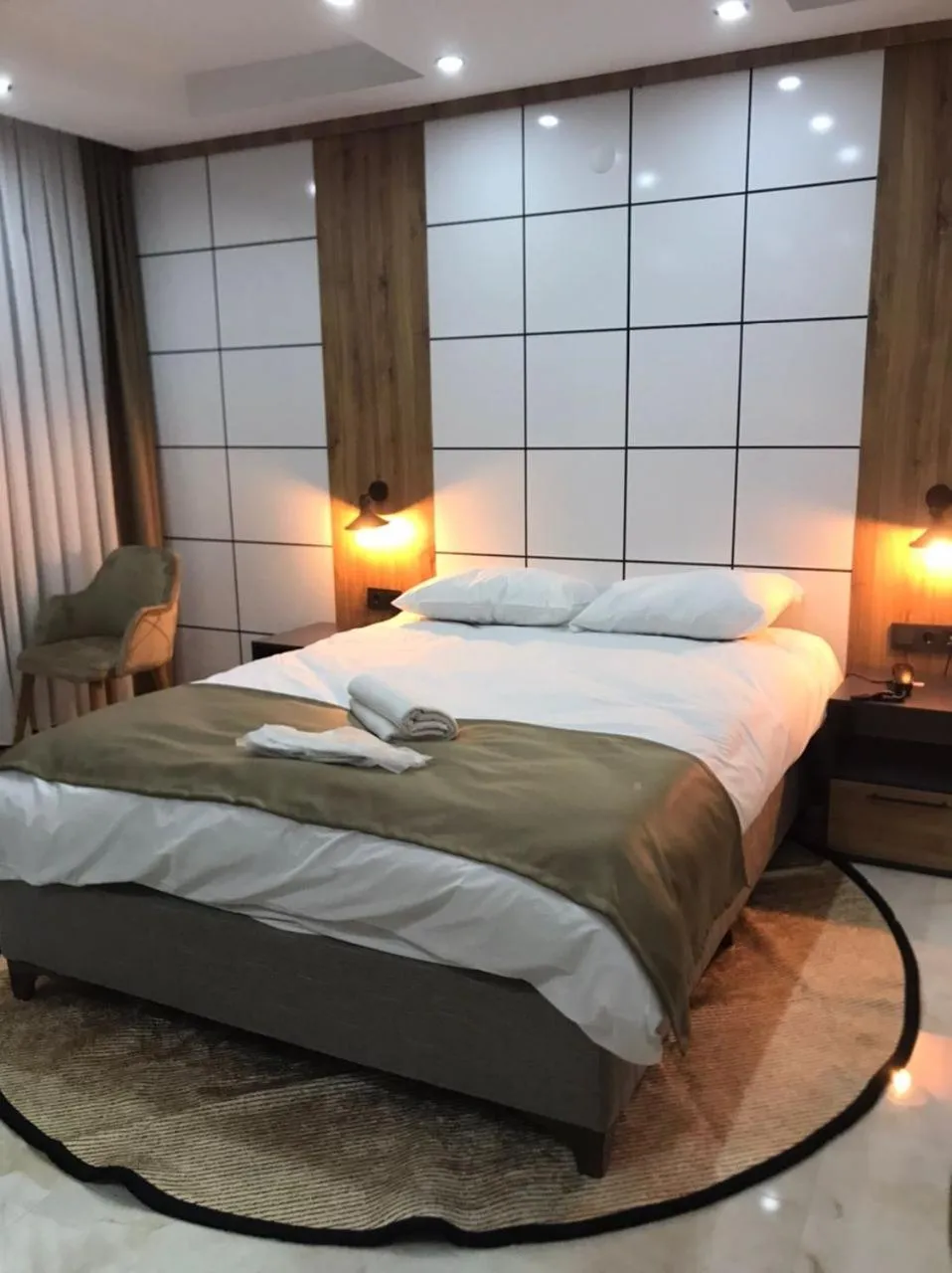 Bed in Pars Palas Hotel